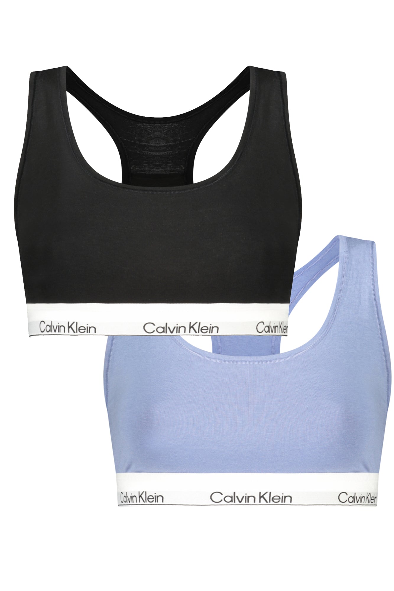 Calvin Klein moteriškas apatinis trikotažas – azzurro spalvos, azzurro spalva