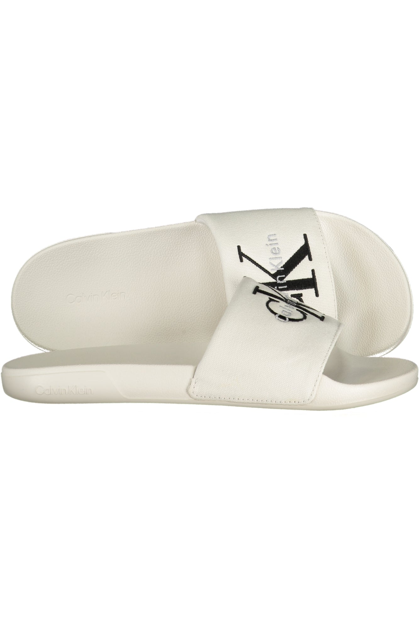 Calvin Klein vyriškos šlepetės – baltos spalvos, baltos spalvos, nuotrauka 3
