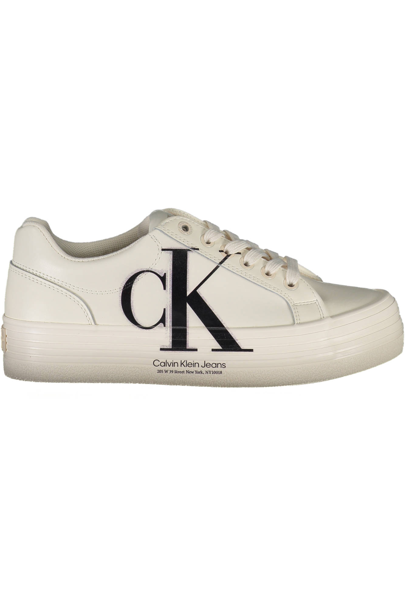 Calvin Klein moteriški laisvalaikio batai – baltos spalvos, baltos spalvos