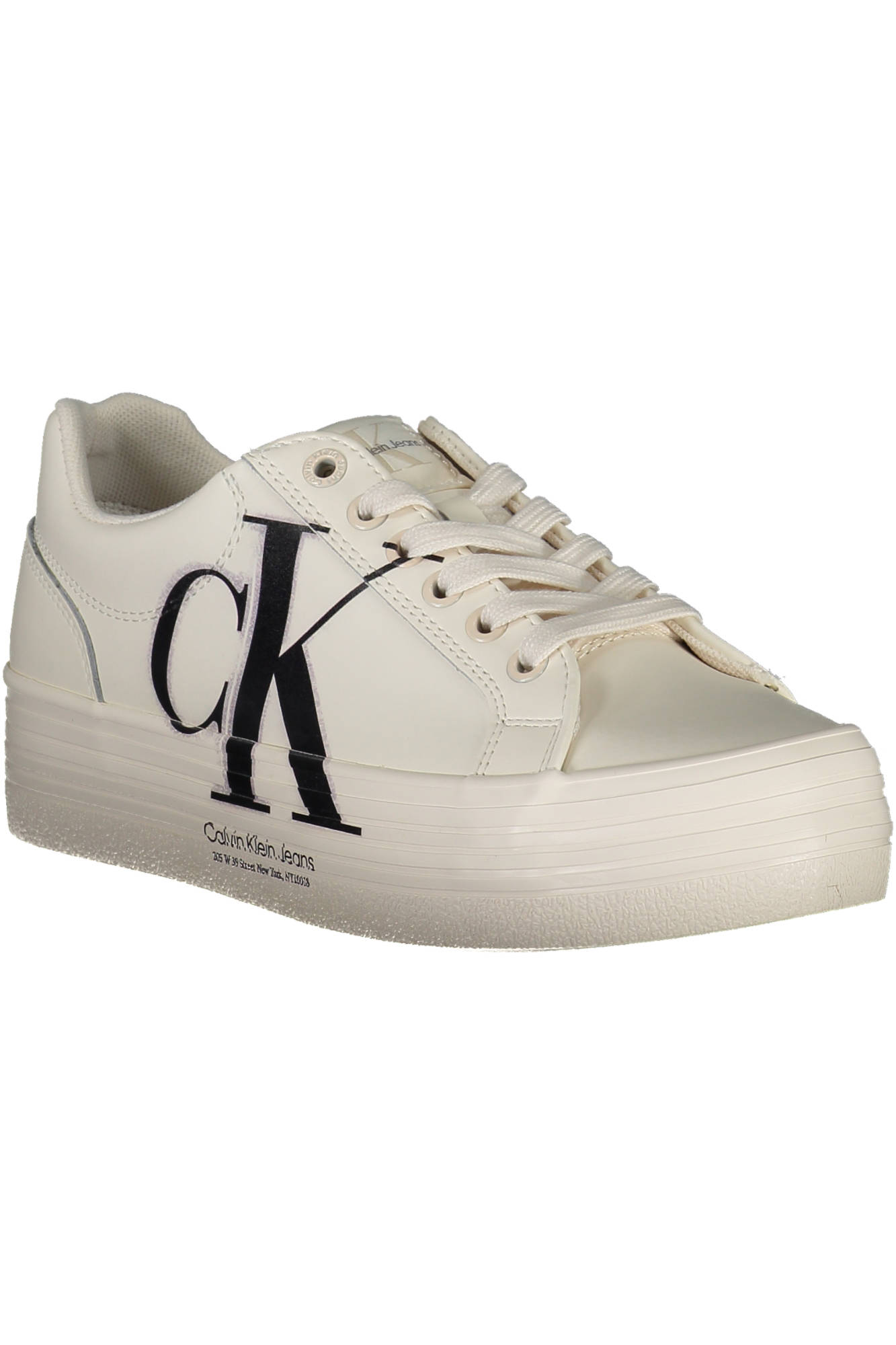 Calvin Klein moteriški laisvalaikio batai – baltos spalvos, baltos spalvos, nuotrauka 2