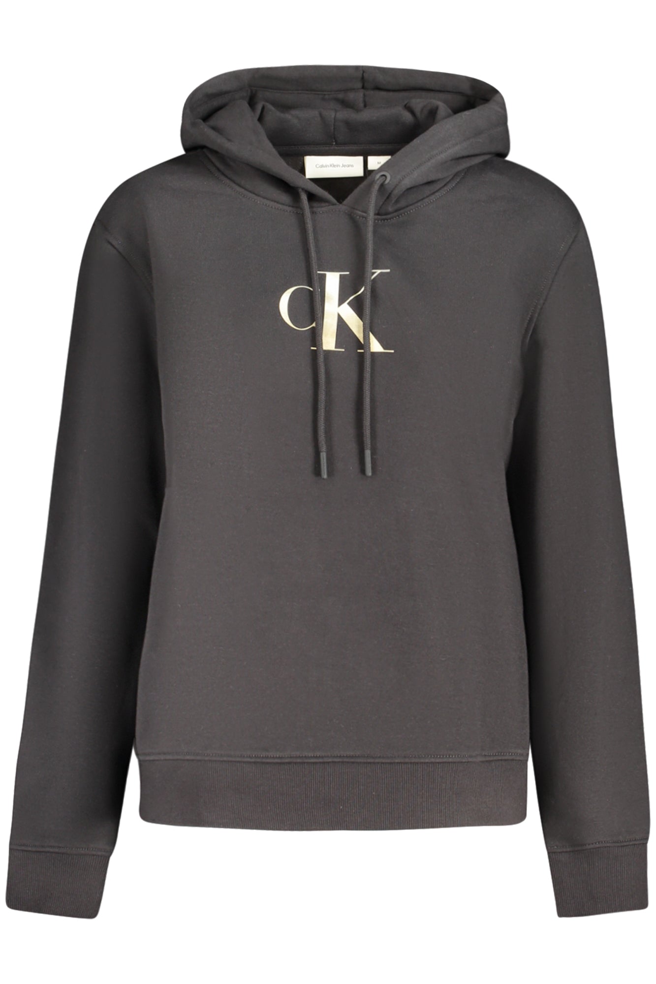 Calvin Klein moteriškas džemperis – juodos spalvos, juodos spalvos