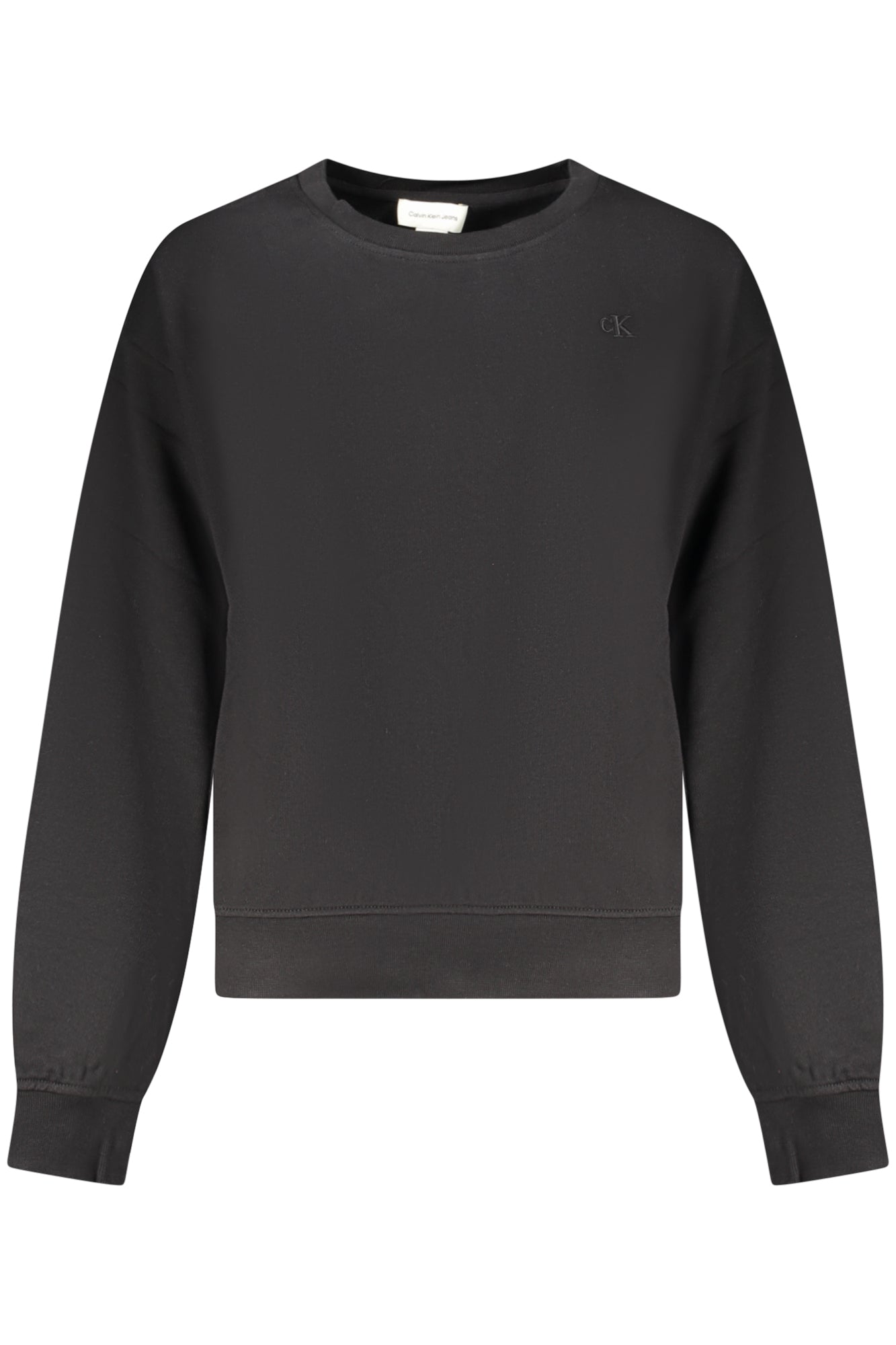 Calvin Klein moteriškas džemperis – juodos spalvos, juodos spalvos
