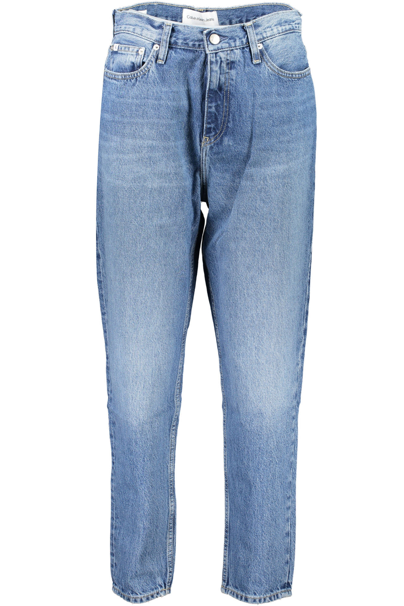 Calvin Klein moteriški džinsai – azzurro spalvos, azzurro spalva
