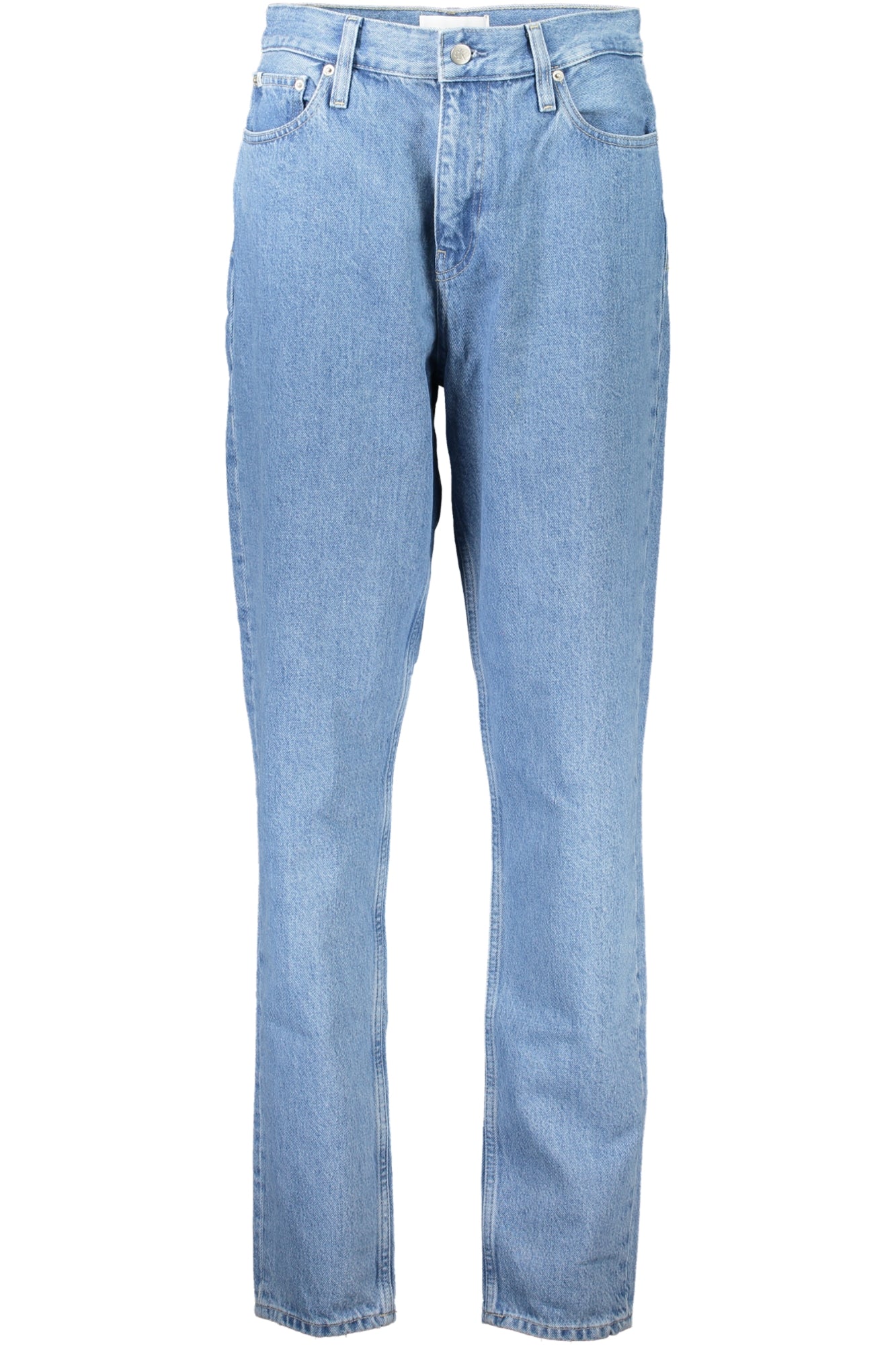 Calvin Klein moteriški džinsai – azzurro spalvos, azzurro spalva