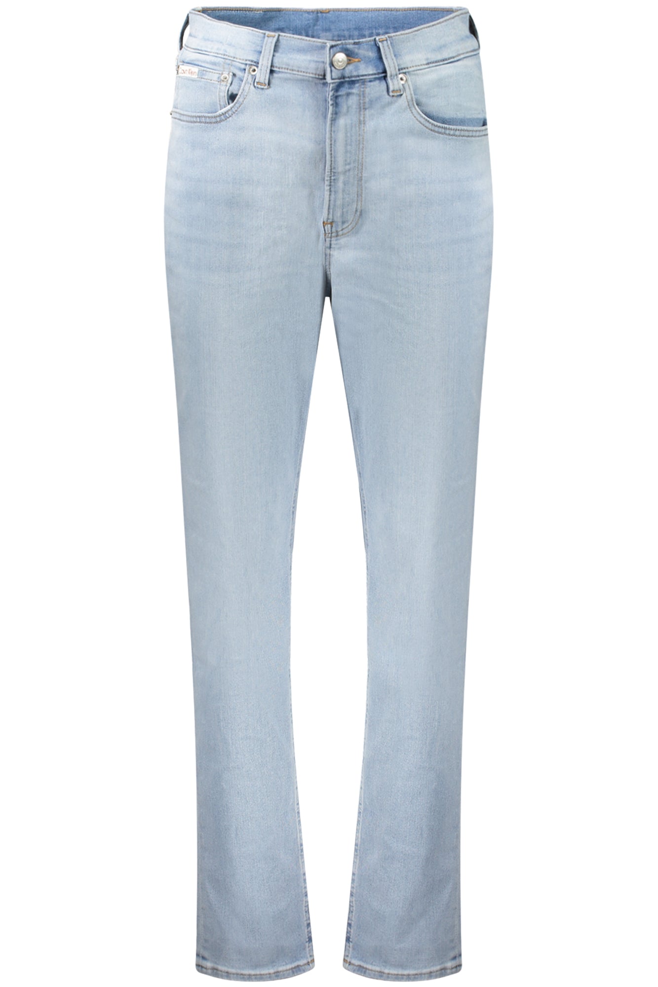 Calvin Klein moteriški džinsai – azzurro spalvos, azzurro spalva