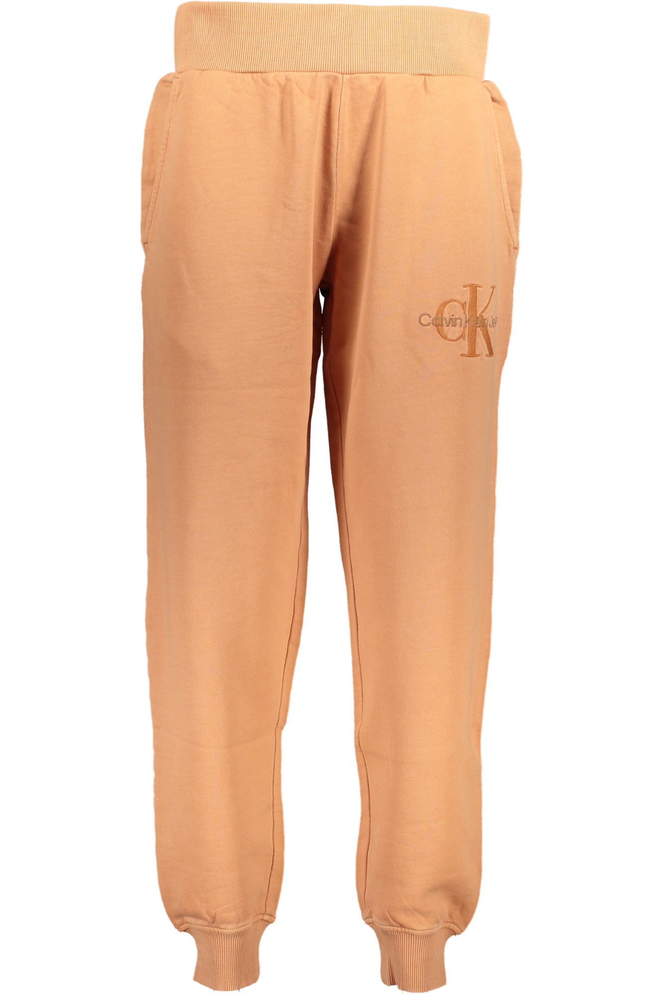 Calvin Klein moteriškos sportinės kelnės – oranžinės spalvos, oranžinės spalvos