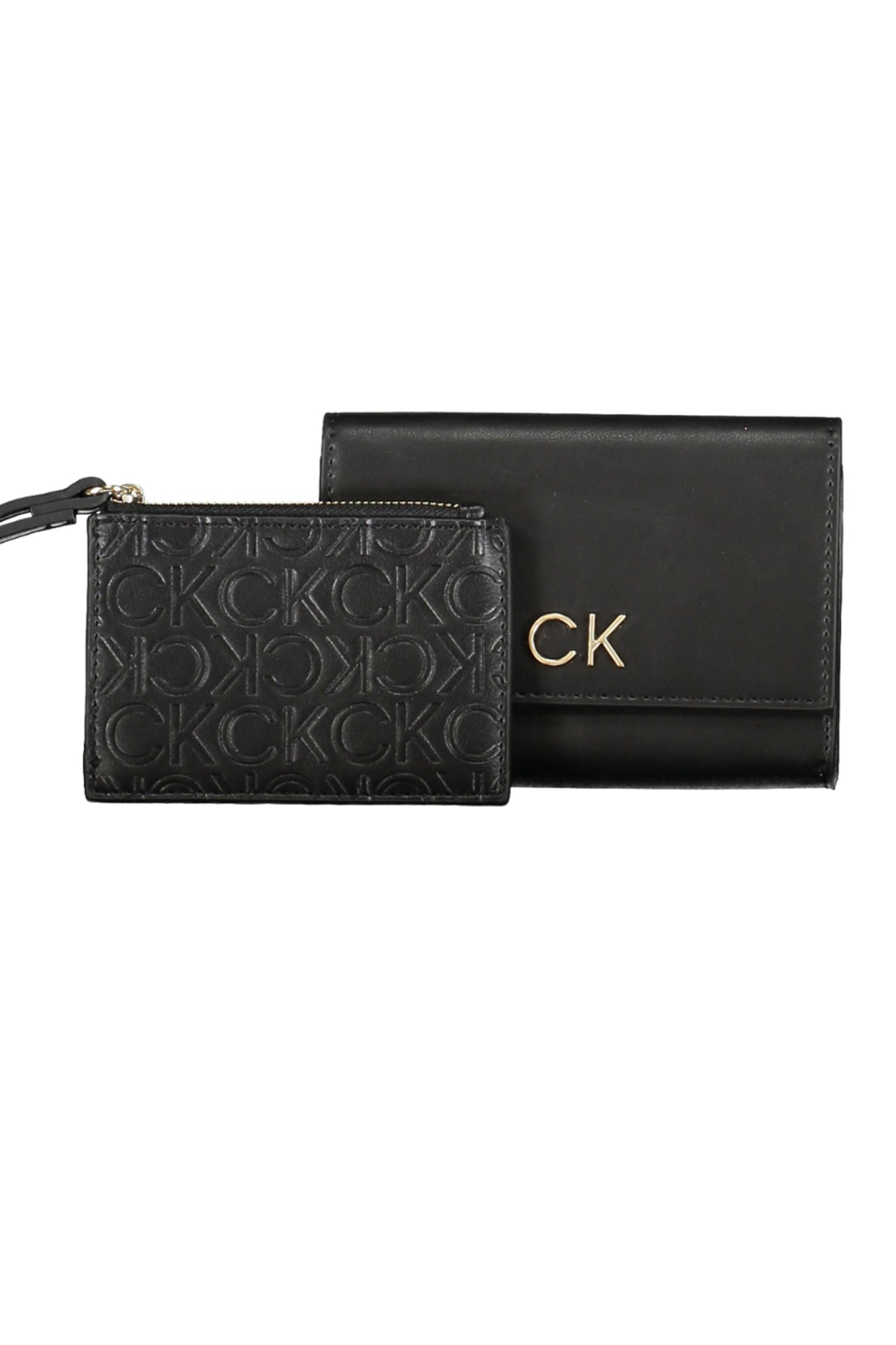 Calvin Klein moteriška piniginė – juodos spalvos, juodos spalvos, nuotrauka 3