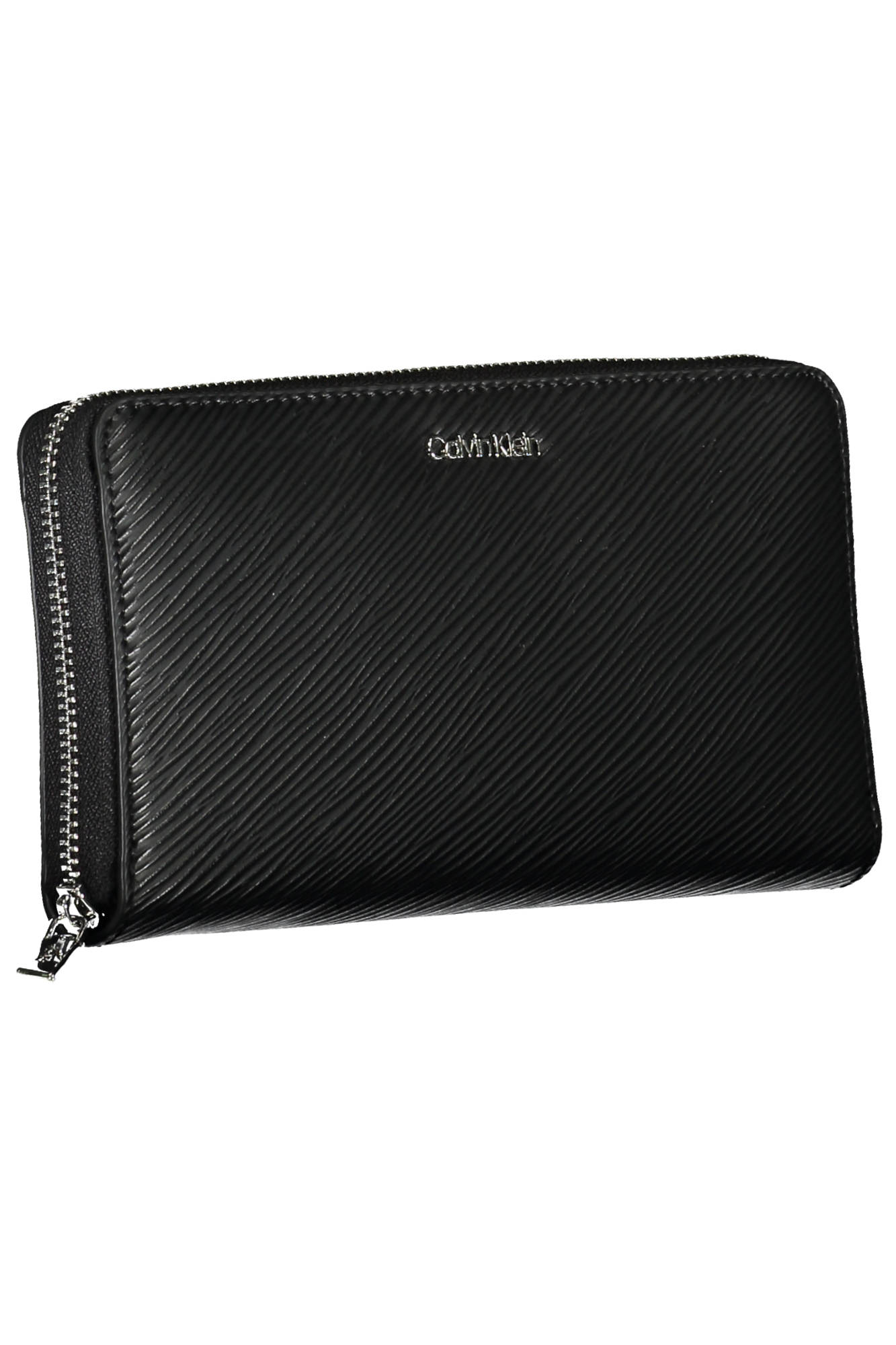 Calvin Klein moteriška piniginė – juodos spalvos, juodos spalvos, nuotrauka 3