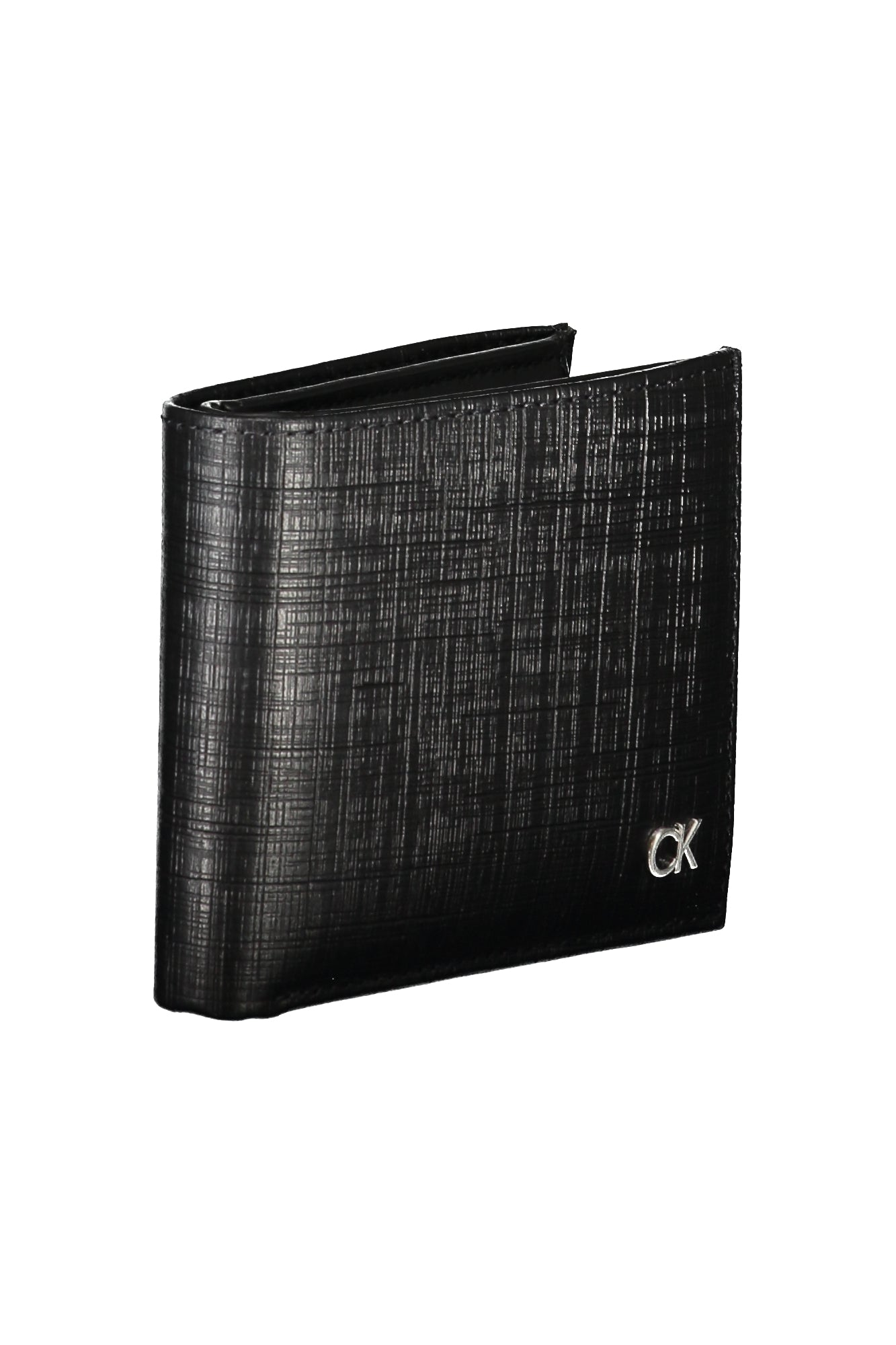 Calvin Klein vyriška piniginė – juodos spalvos, juodos spalvos, nuotrauka 3