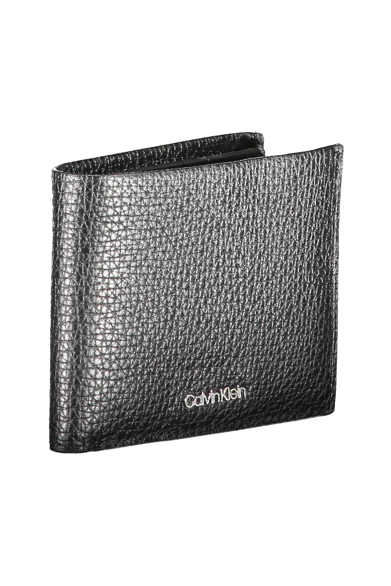 Calvin Klein vyriška piniginė – juodos spalvos, juodos spalvos, nuotrauka 3