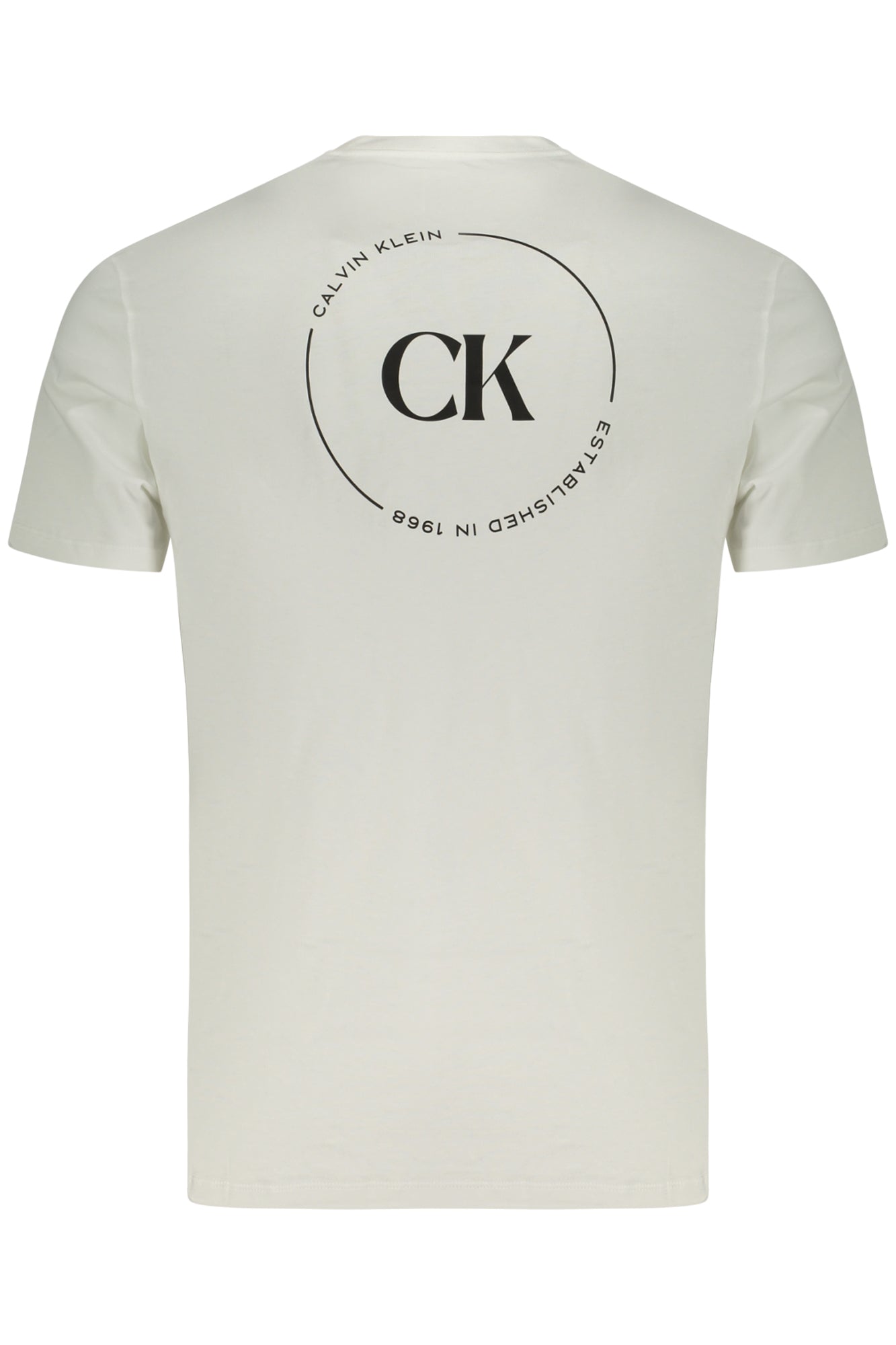 Calvin Klein vyriški marškinėliai – baltos spalvos, baltos spalvos, nuotrauka 2