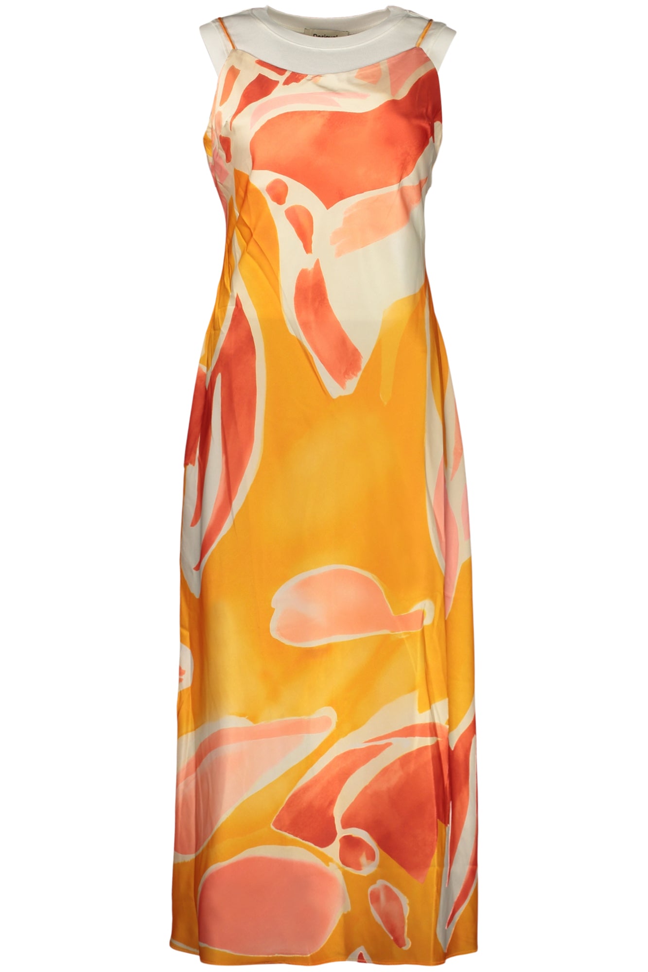 Desigual moteriška suknelė – oranžinės spalvos, oranžinės spalvos
