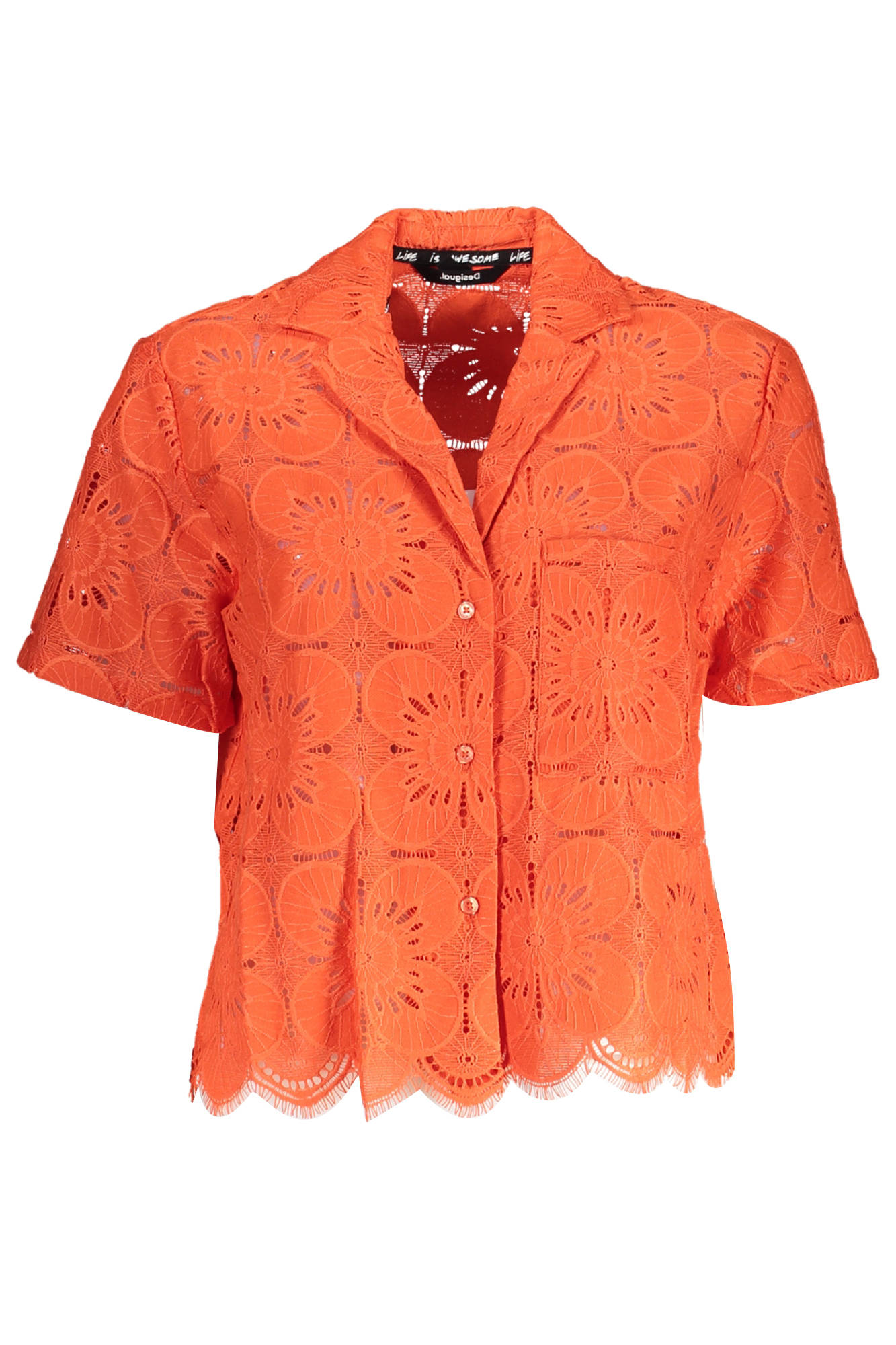 Desigual moteriški marškiniai – oranžinės spalvos, oranžinės spalvos