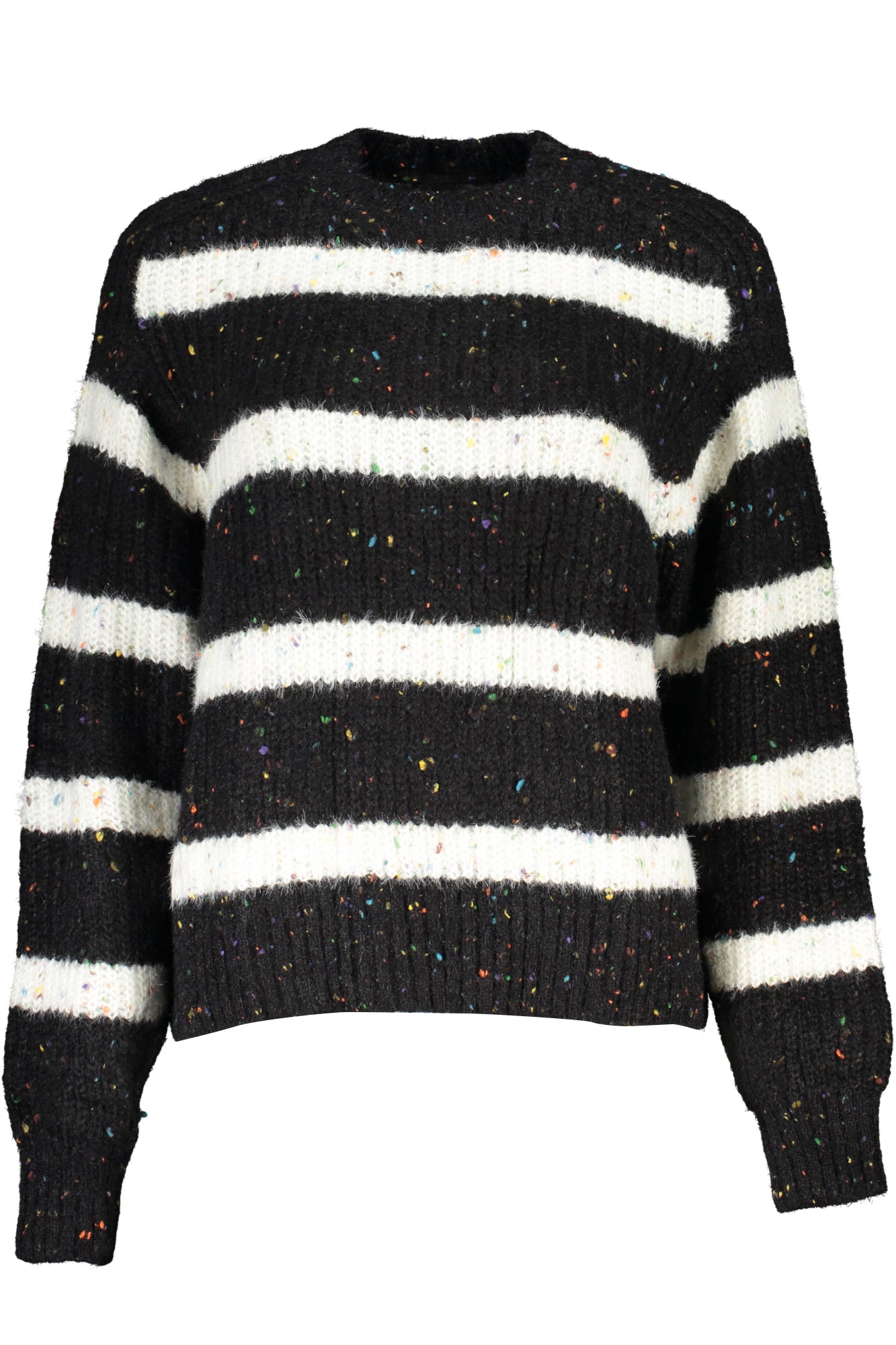 Desigual moteriškas megztinis – juoda spalvos, juoda spalva