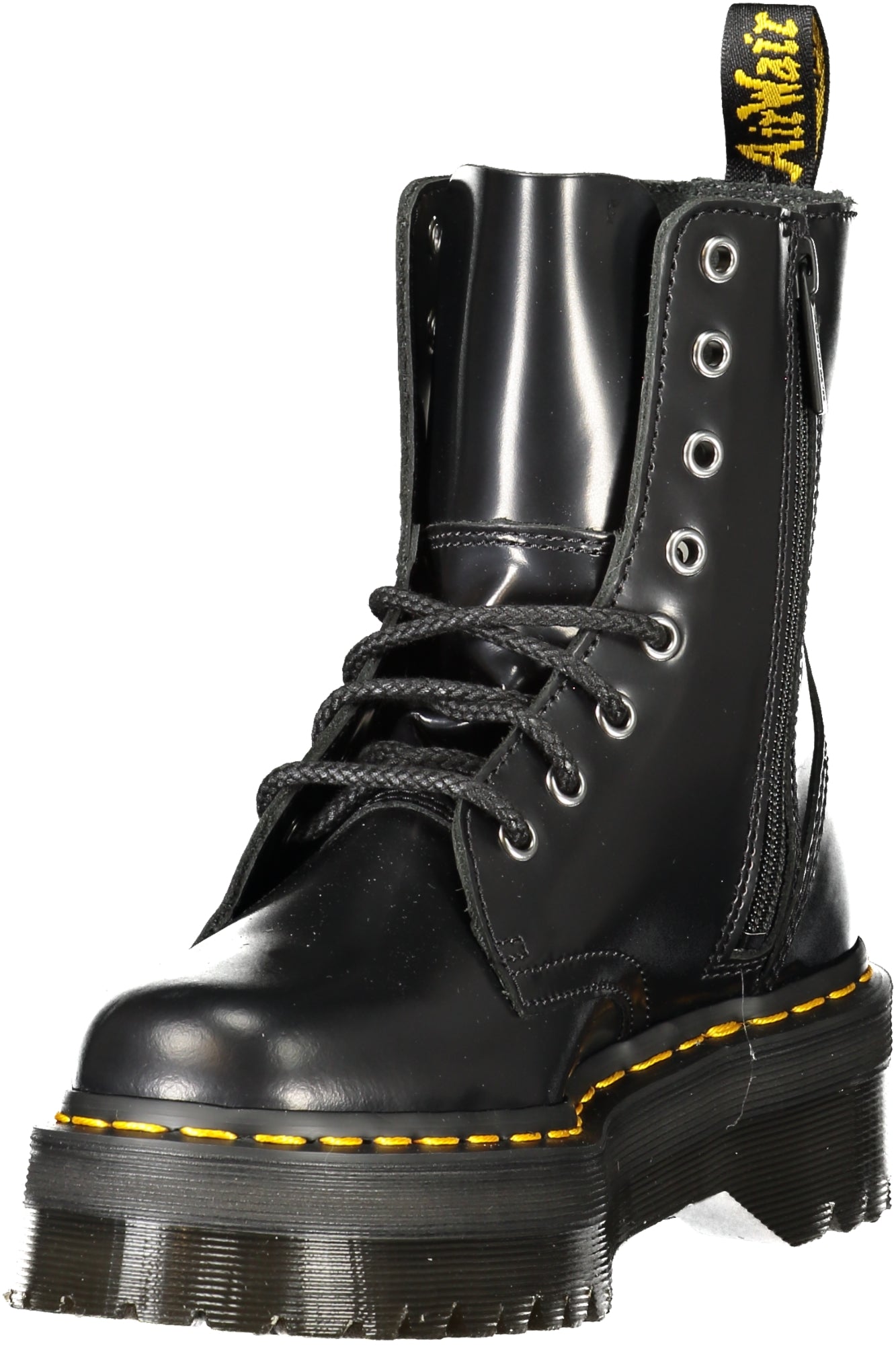Dr. Martens moteriški aulinukai – juodos spalvos, juodos spalvos, nuotrauka 3