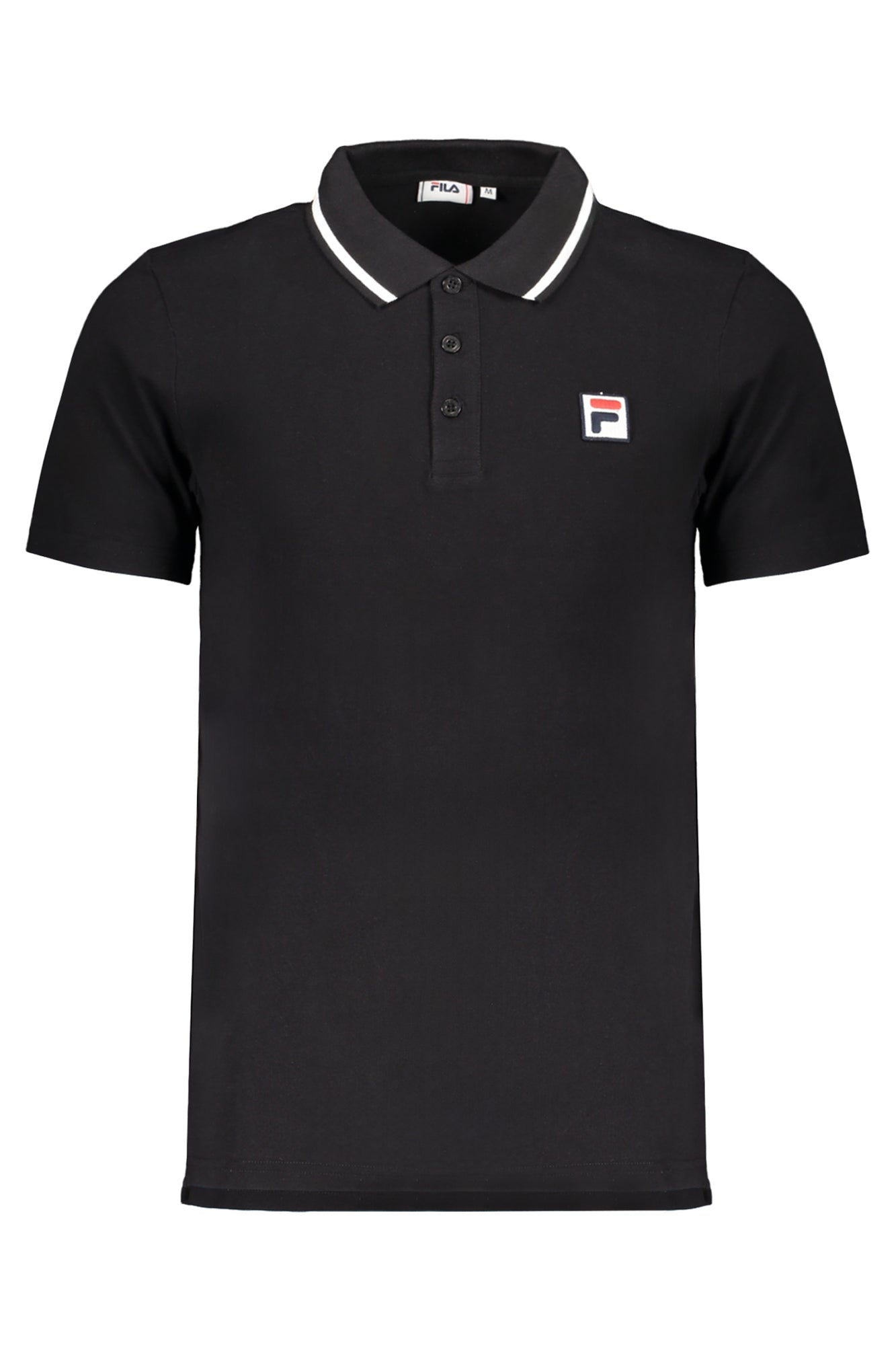 Fila vyriški polo marškinėliai – juoda spalvos, juoda spalva