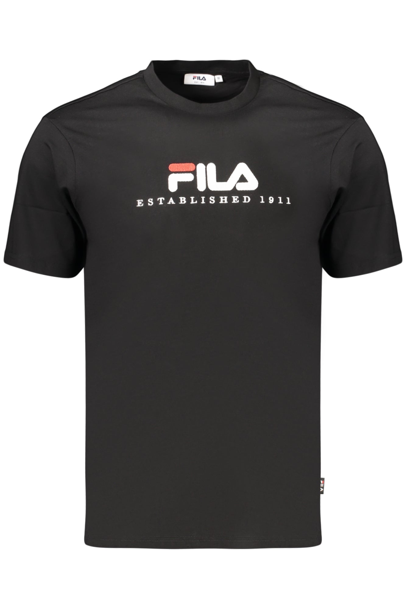 Fila vyriški marškinėliai – juoda spalvos, juoda spalva