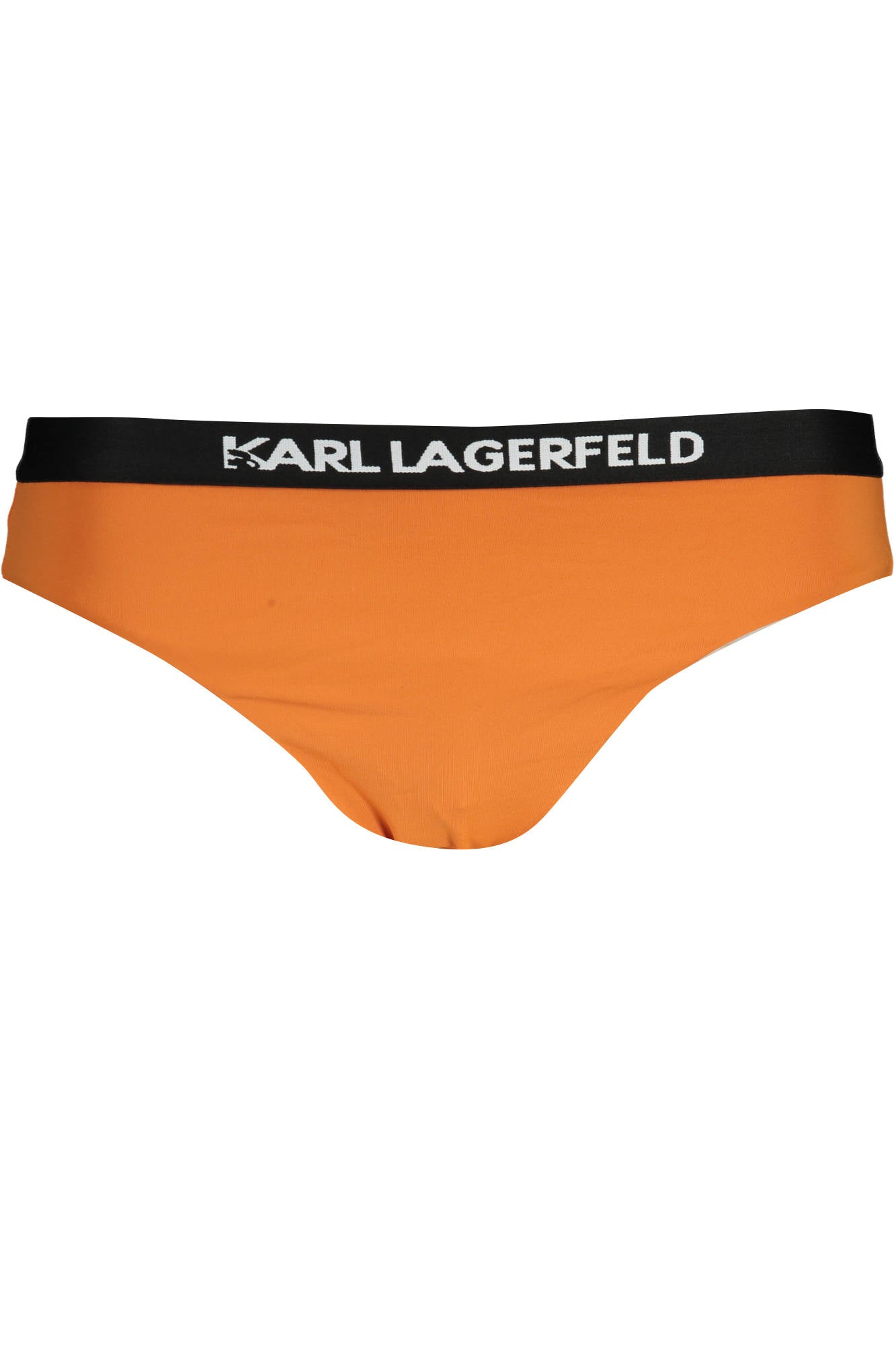 Karl Lagerfeld moteriška maudymosi apranga – oranžinės spalvos, oranžinės spalvos