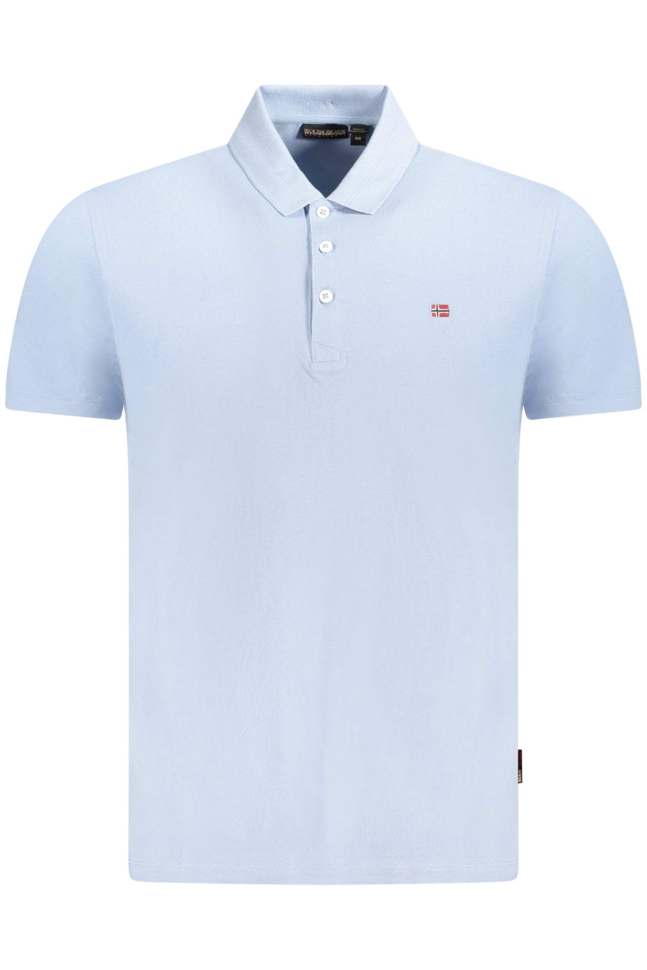 Napapijri vyriški polo marškinėliai – azzurro spalvos, azzurro spalva