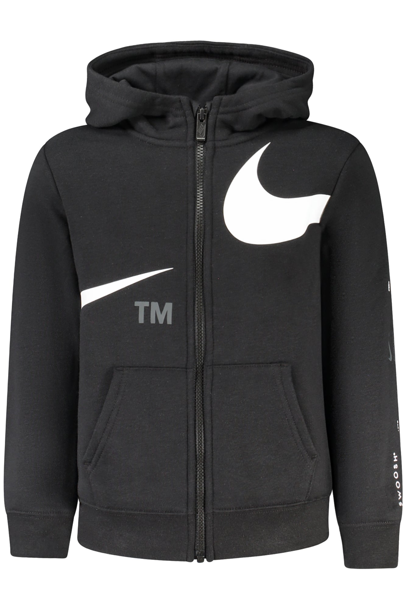 Nike vaikiškas džemperis – juodos spalvos, juodos spalvos