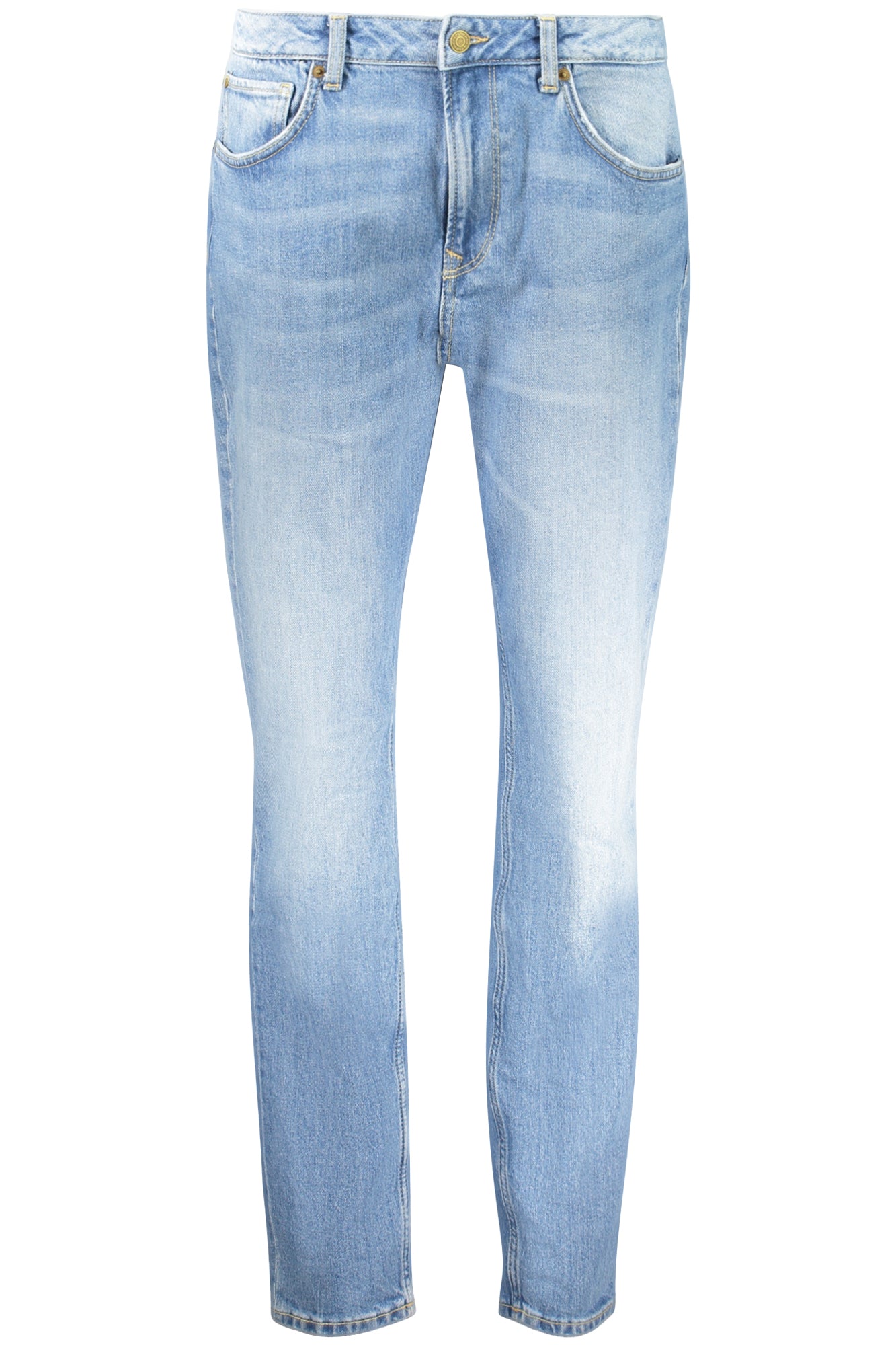 Pepe Jeans moteriški džinsai – azzurro spalvos, azzurro spalva