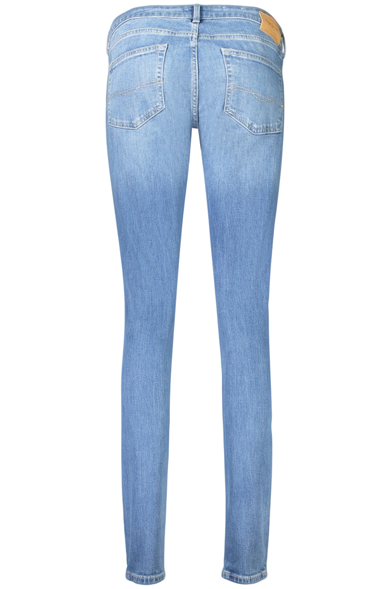 Pepe Jeans moteriški džinsai – mėlyna spalvos, mėlyna spalva, nuotrauka 2