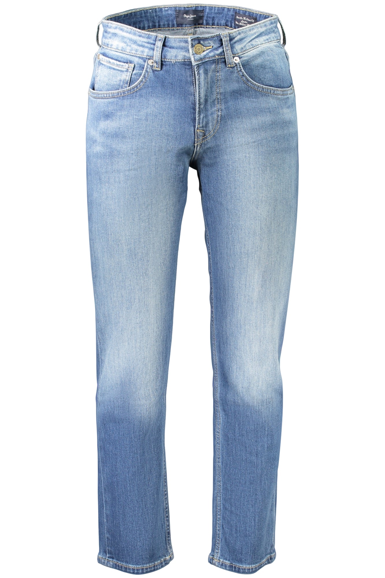 Pepe Jeans vyriški džinsai – mėlynos spalvos, mėlynos spalvos