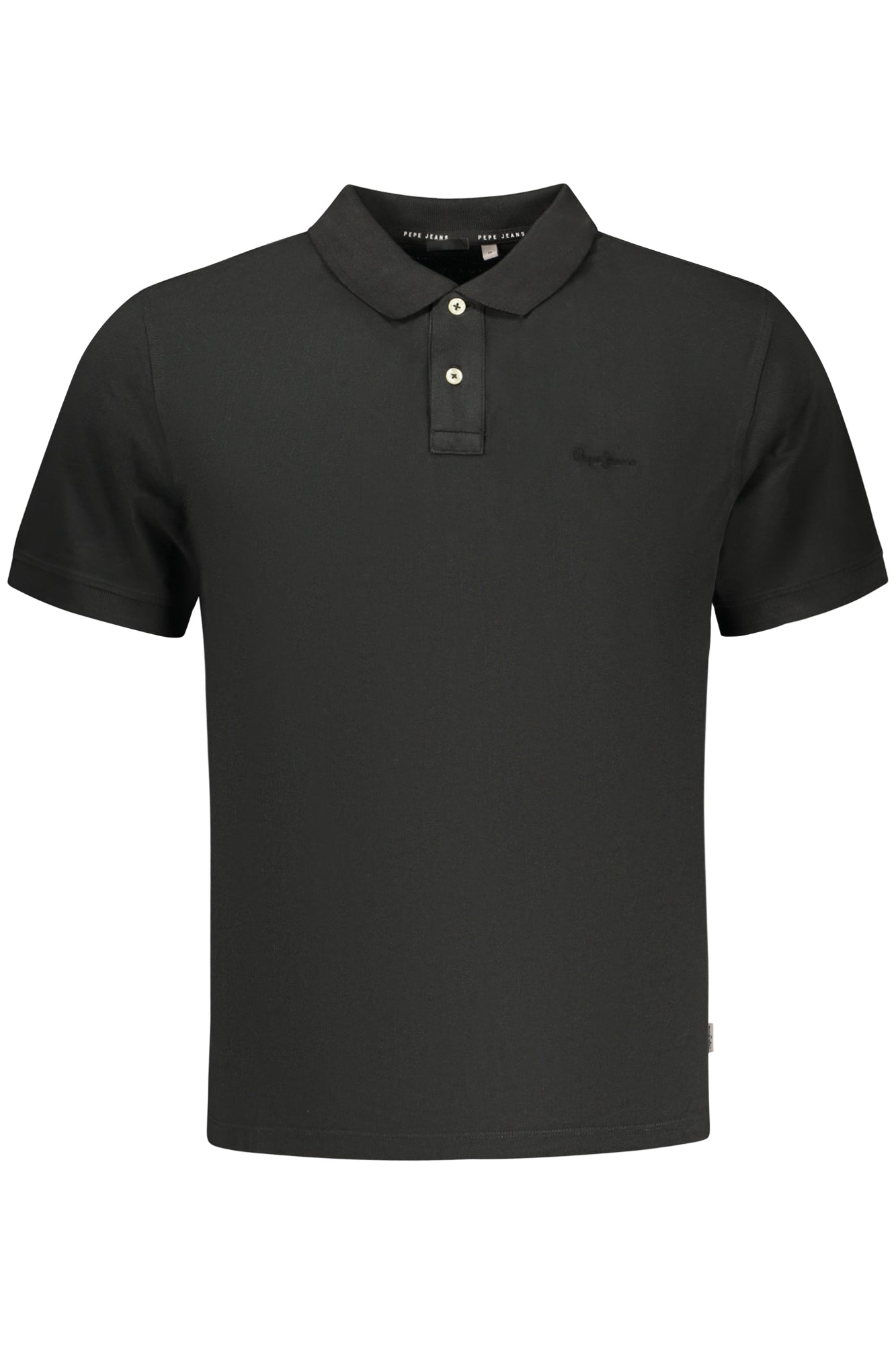 Pepe Jeans vyriški polo marškinėliai – juodos spalvos, juodos spalvos