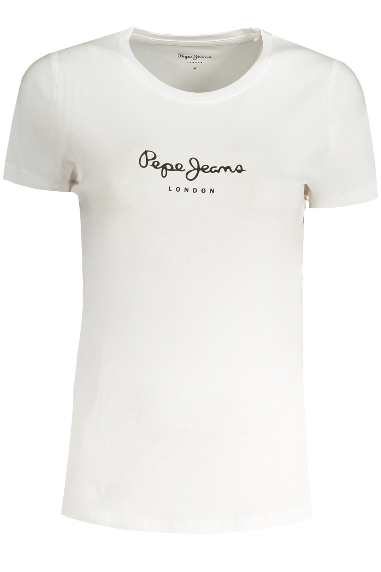 Pepe Jeans moteriški marškinėliai – baltos spalvos, baltos spalvos
