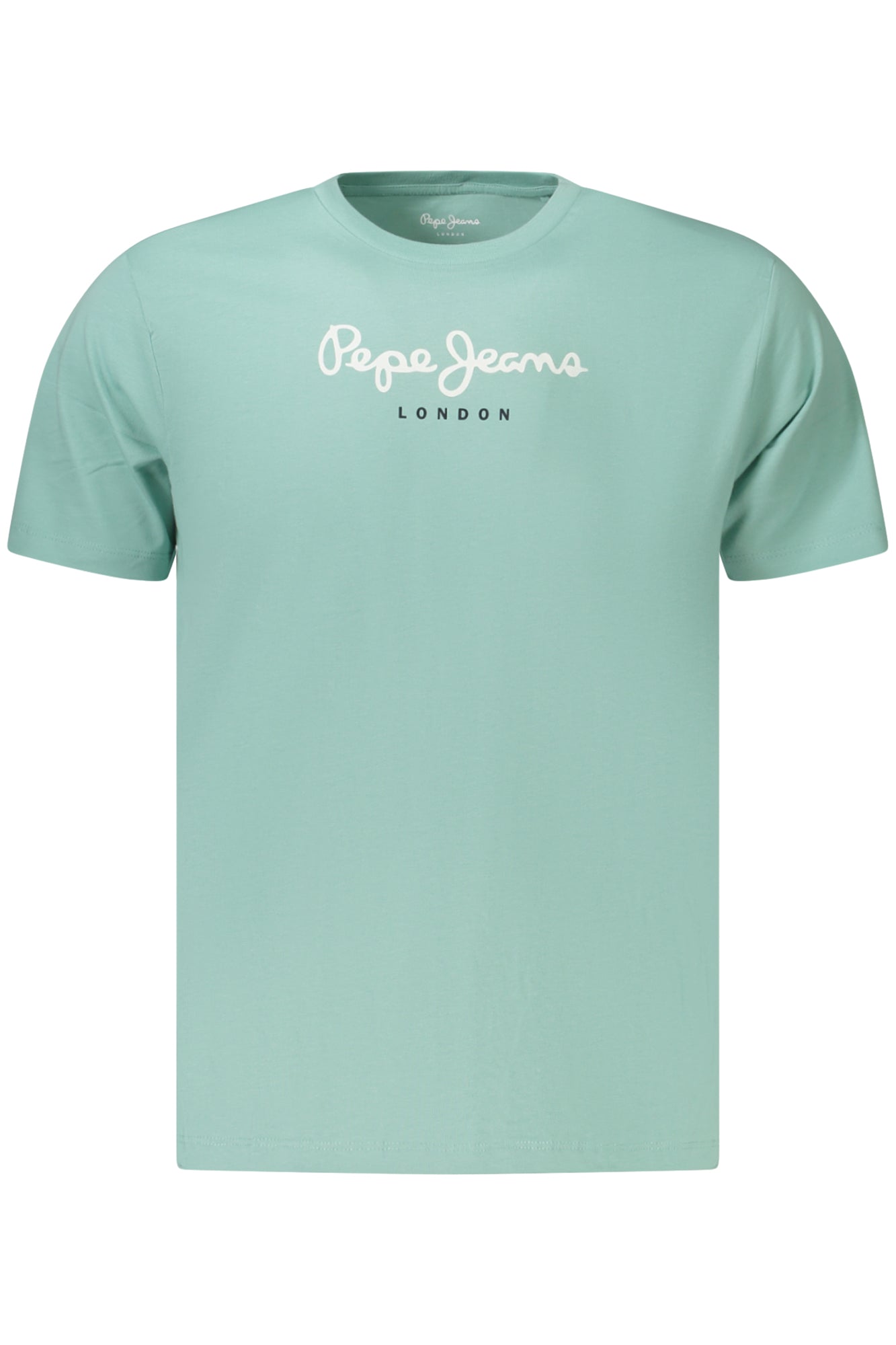 Pepe Jeans vyriški marškinėliai – azzurro spalvos, azzurro spalva