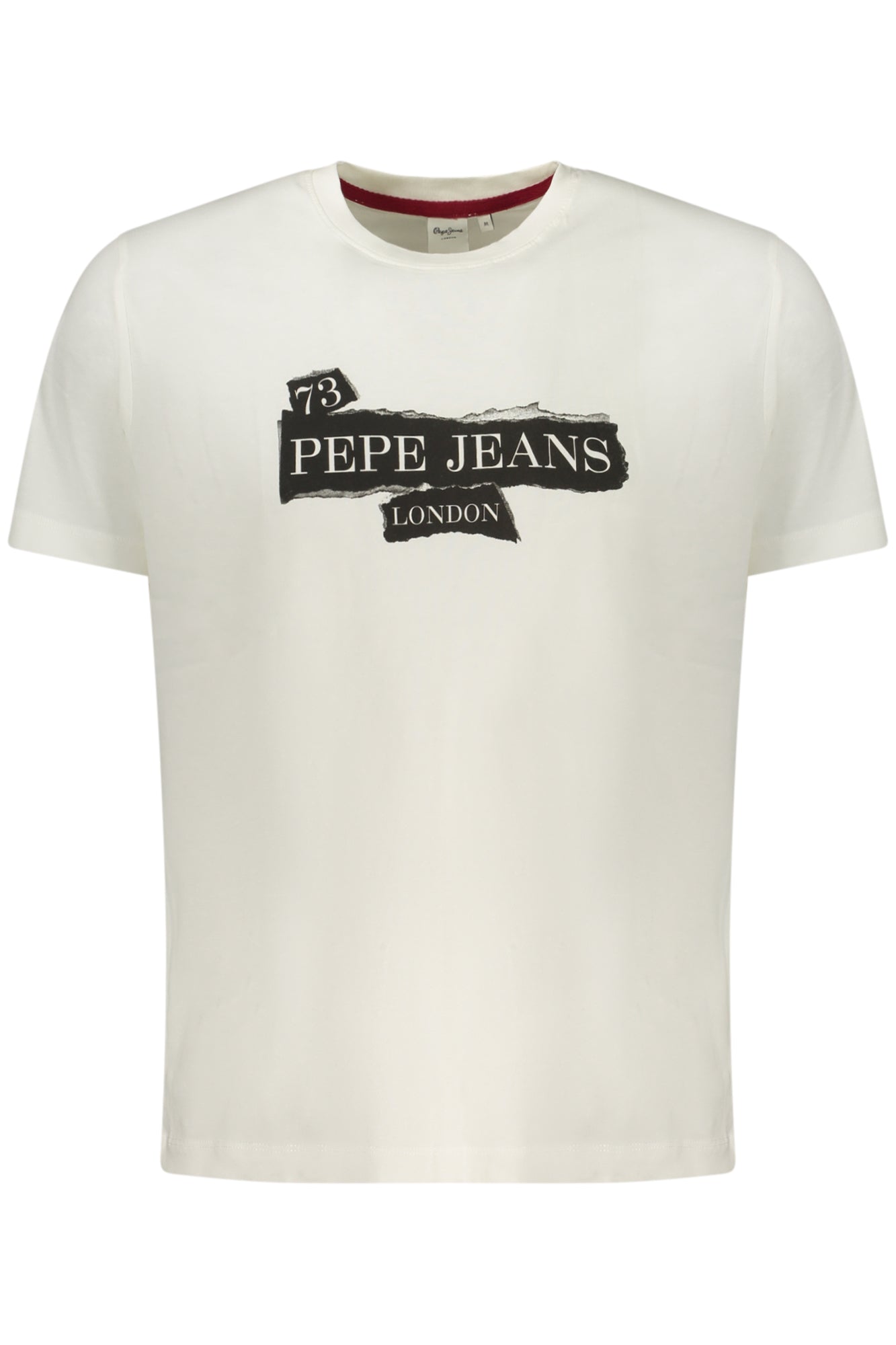 Pepe Jeans vyriški marškinėliai – baltos spalvos, baltos spalvos