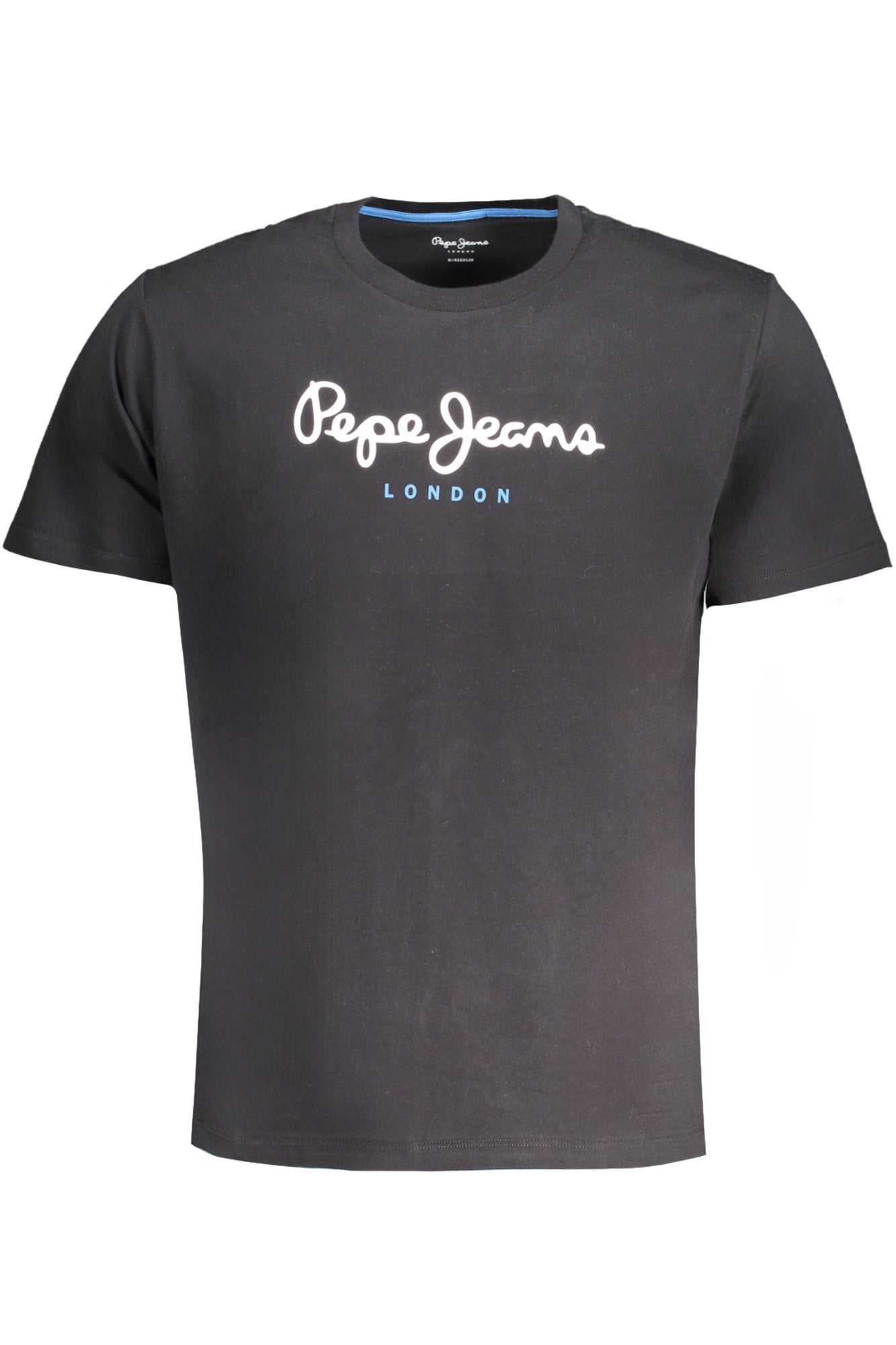 Pepe Jeans vyriški marškinėliai – juodos spalvos, juodos spalvos