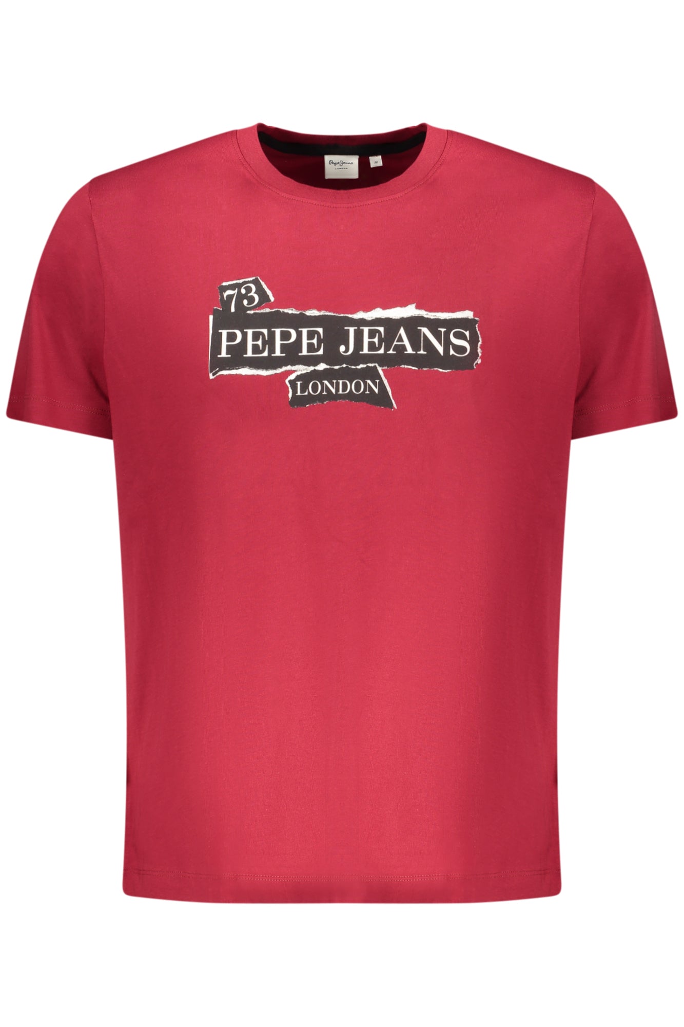 Pepe Jeans vyriški marškinėliai – raudona spalvos, raudona spalva