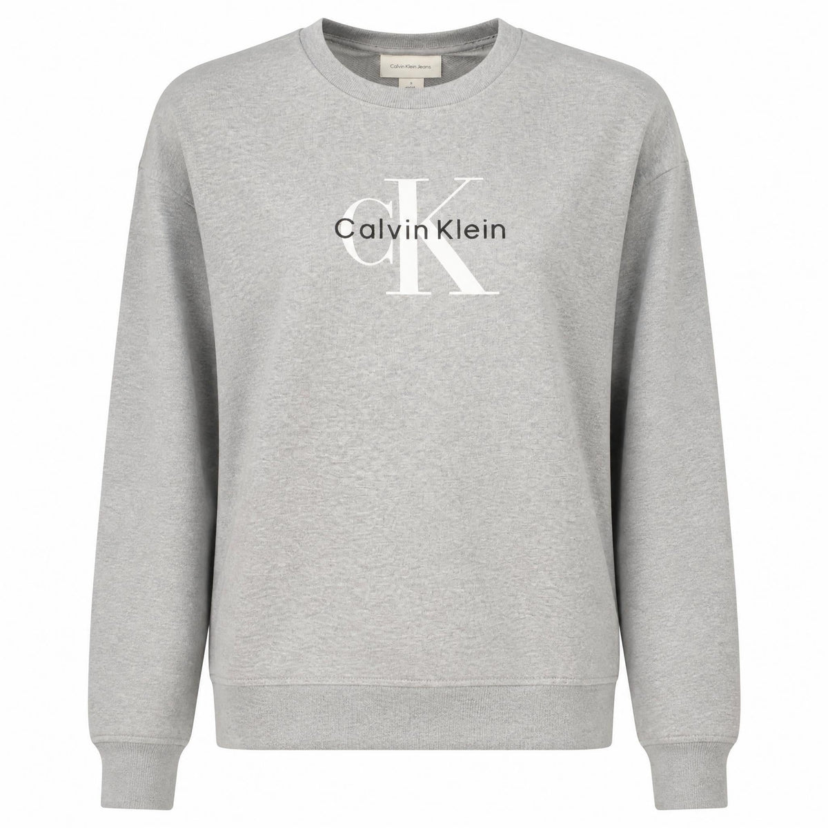 Calvin Klein moteriškas džemperis – pilka spalvos, pilka spalva