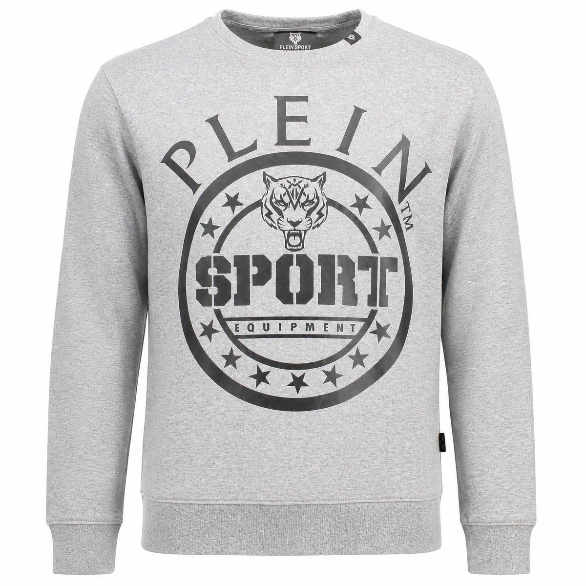 Plein Sport vyriškas džemperis – pilkos spalvos, pilkos spalvos