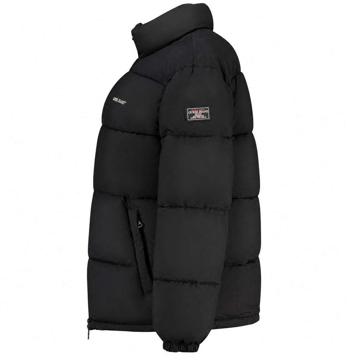 Guess moteriška striukė – juodos spalvos, juodos spalvos, nuotrauka 3