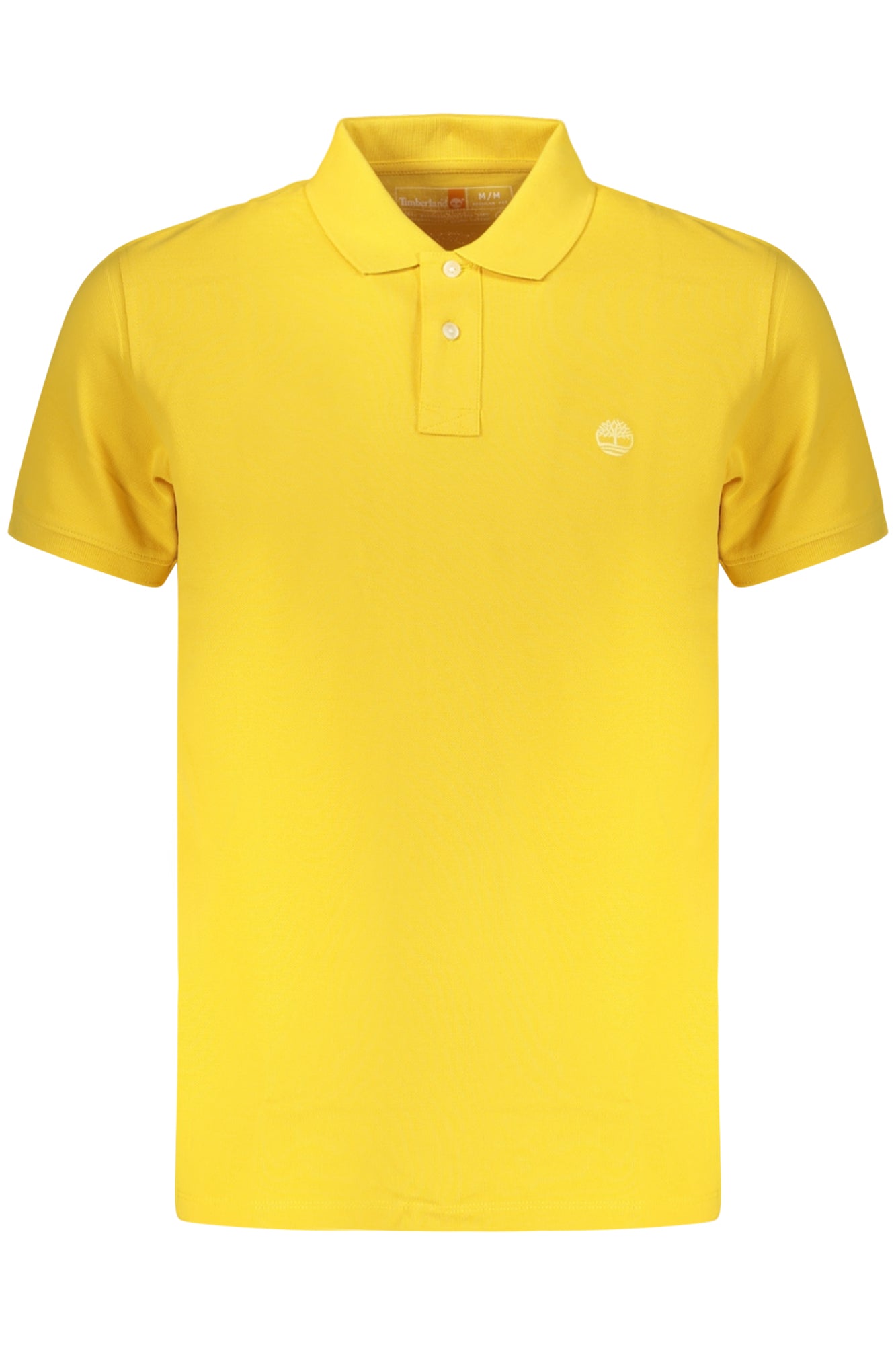 Timberland vyriški polo marškinėliai – geltonos spalvos, geltonos spalvos