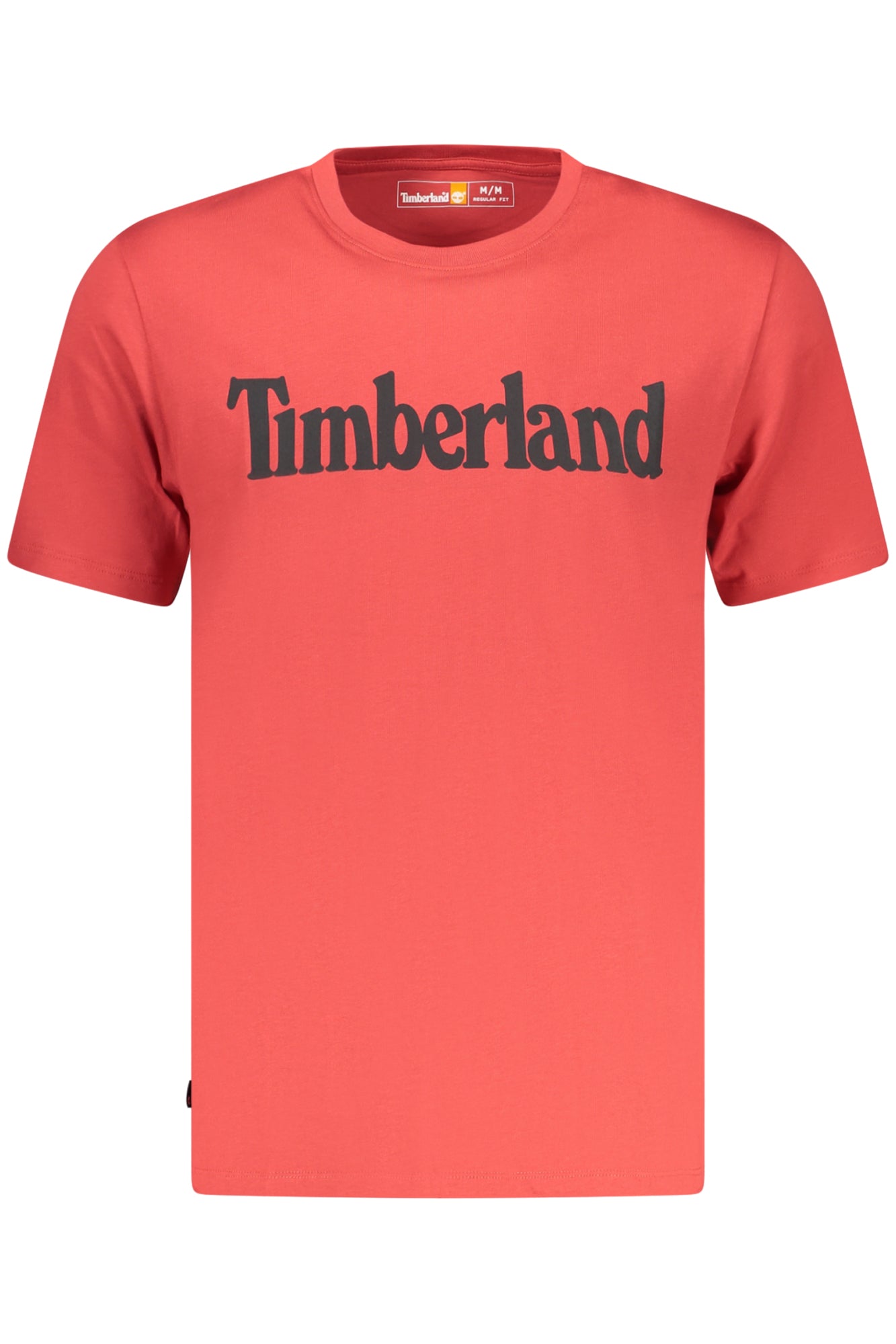 Timberland vyriški marškinėliai – raudona spalvos, raudona spalva