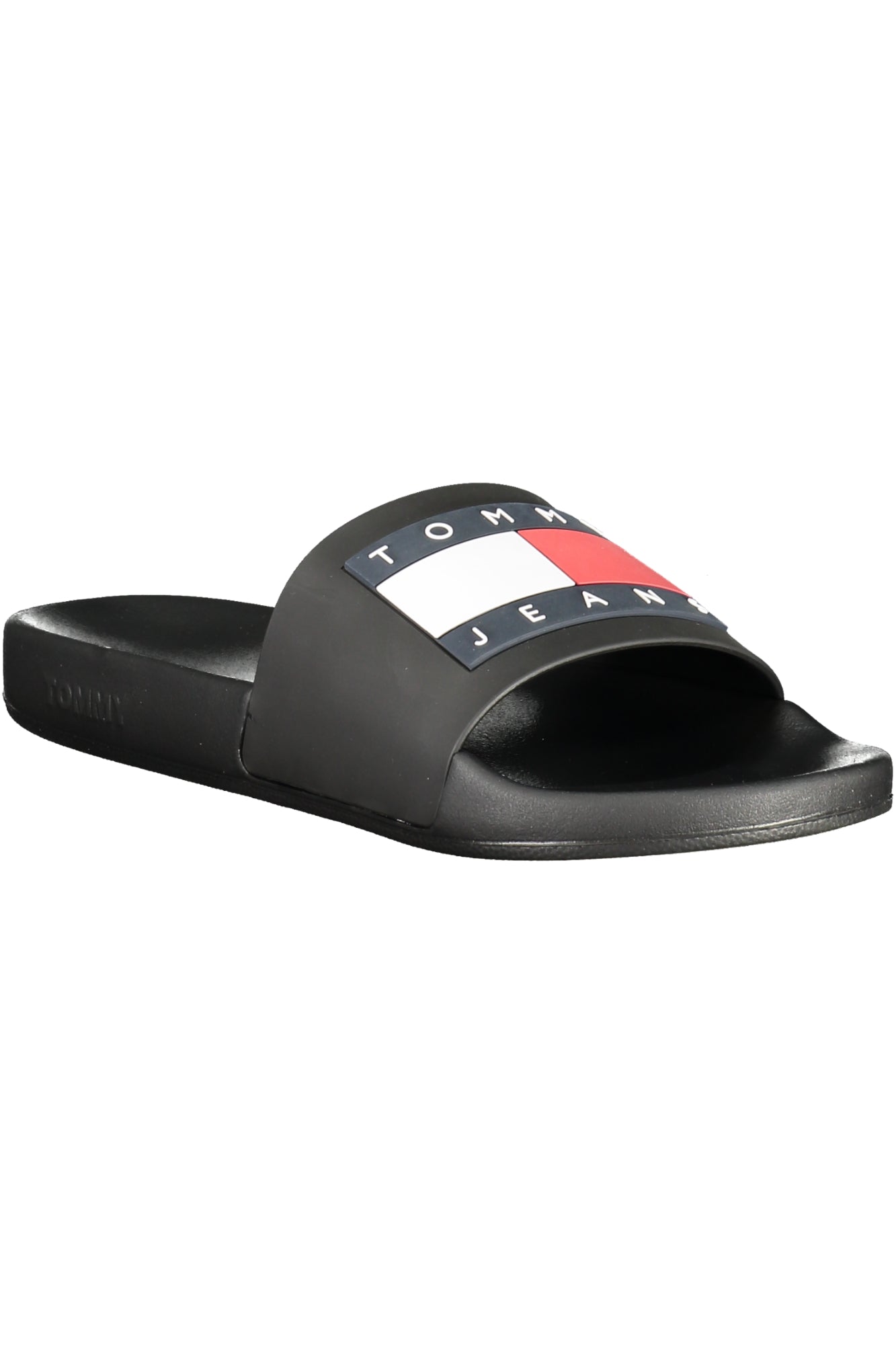 Tommy Hilfiger vyriškos šlepetės – juoda spalvos, juoda spalva, nuotrauka 2