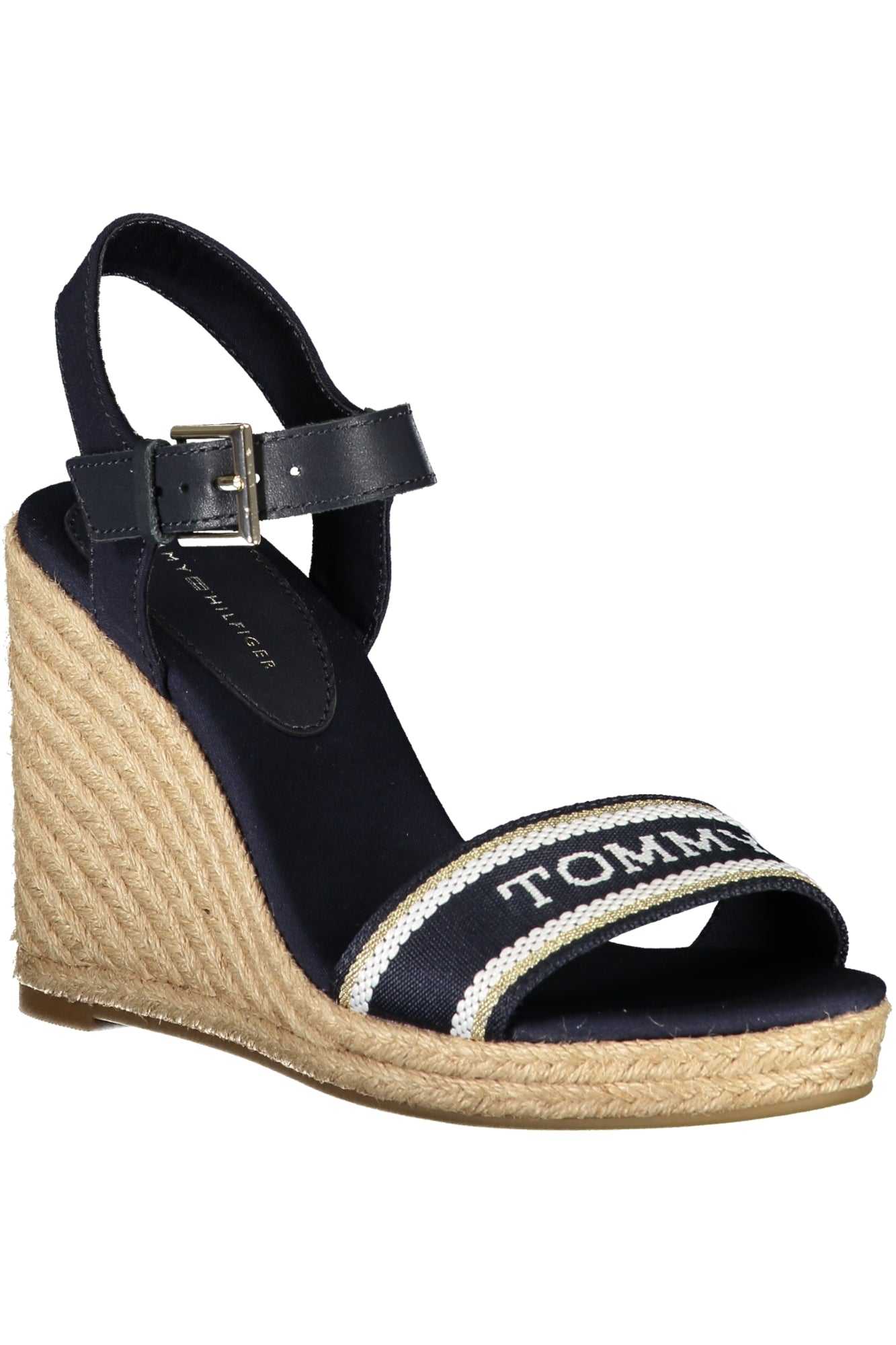 Tommy Hilfiger moteriški sandalai – mėlyna spalvos, mėlyna spalva, nuotrauka 2