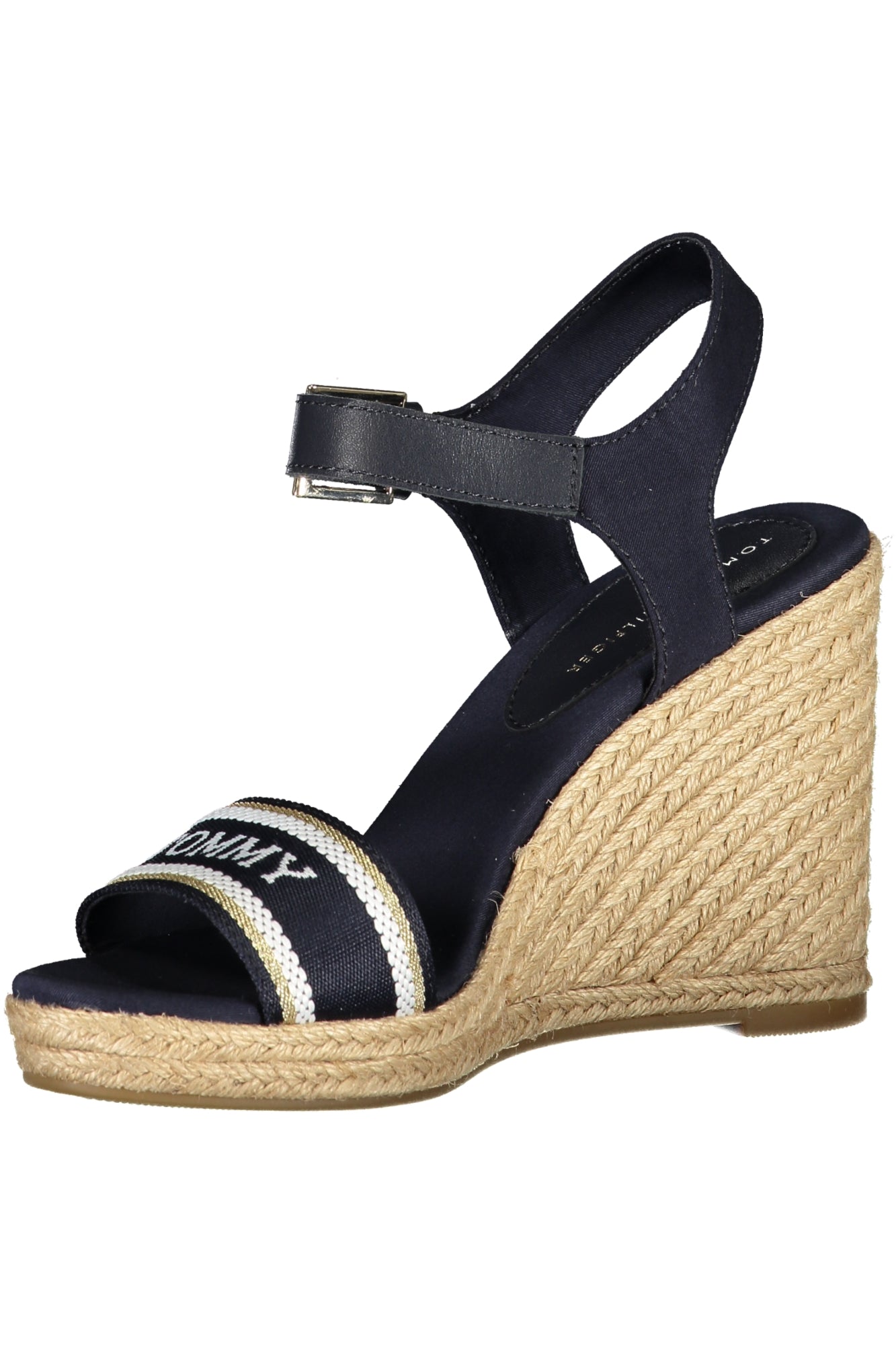 Tommy Hilfiger moteriški sandalai – mėlyna spalvos, mėlyna spalva, nuotrauka 3