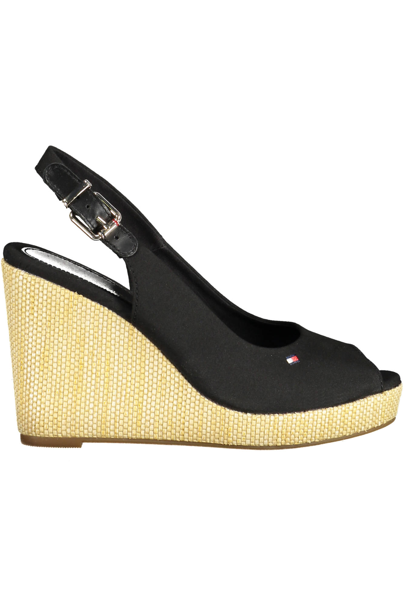 Tommy Hilfiger moteriški sandalai – juoda spalvos, juoda spalva