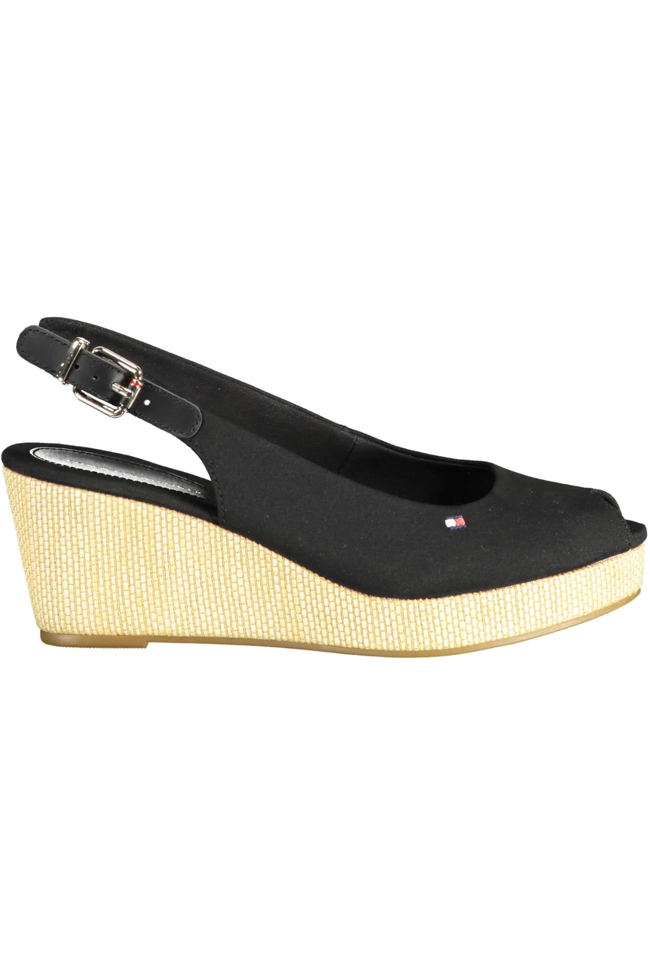 Tommy Hilfiger moteriški sandalai – juoda spalvos, juoda spalva