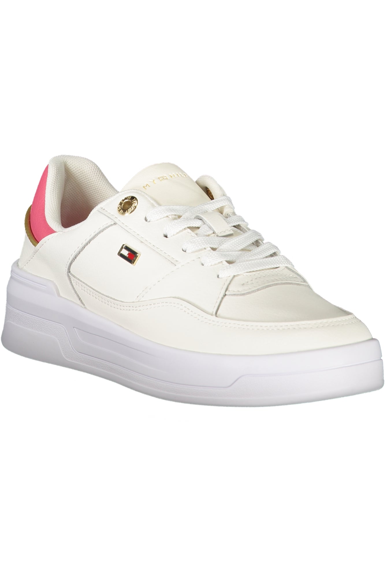 Tommy Hilfiger moteriški laisvalaikio batai – baltos spalvos, baltos spalvos, nuotrauka 2