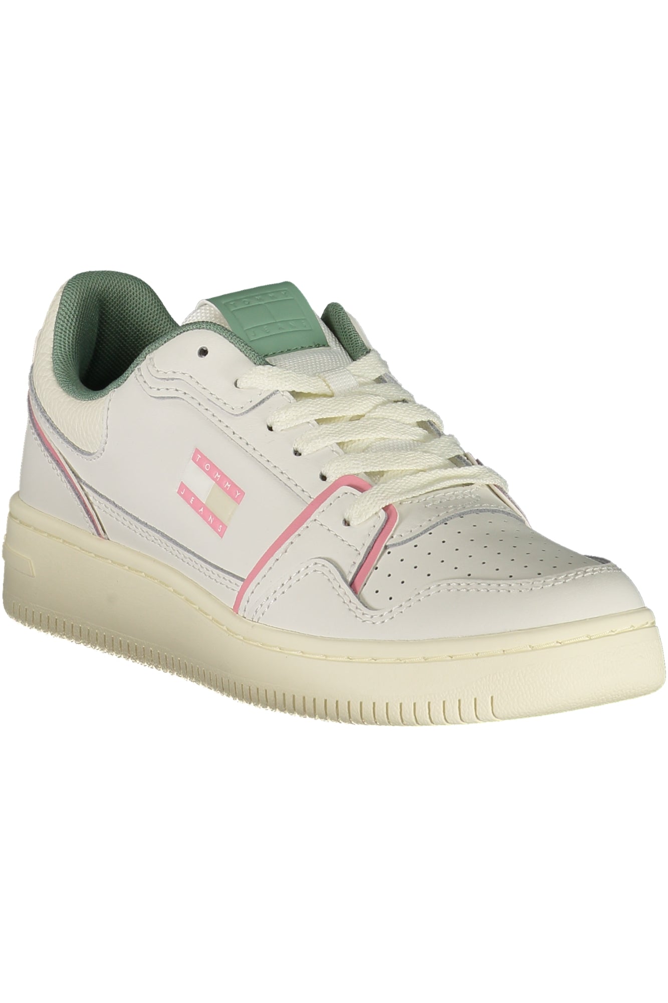 Tommy Hilfiger moteriški laisvalaikio batai – baltos spalvos, baltos spalvos, nuotrauka 2