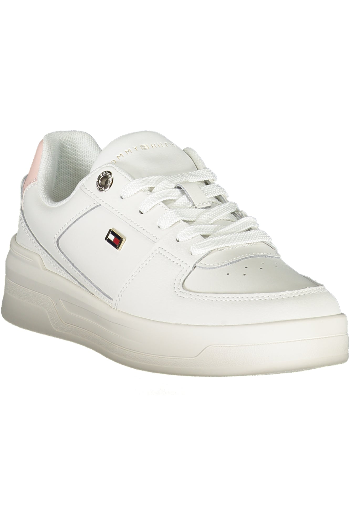 Tommy Hilfiger moteriški laisvalaikio batai – baltos spalvos, baltos spalvos, nuotrauka 2