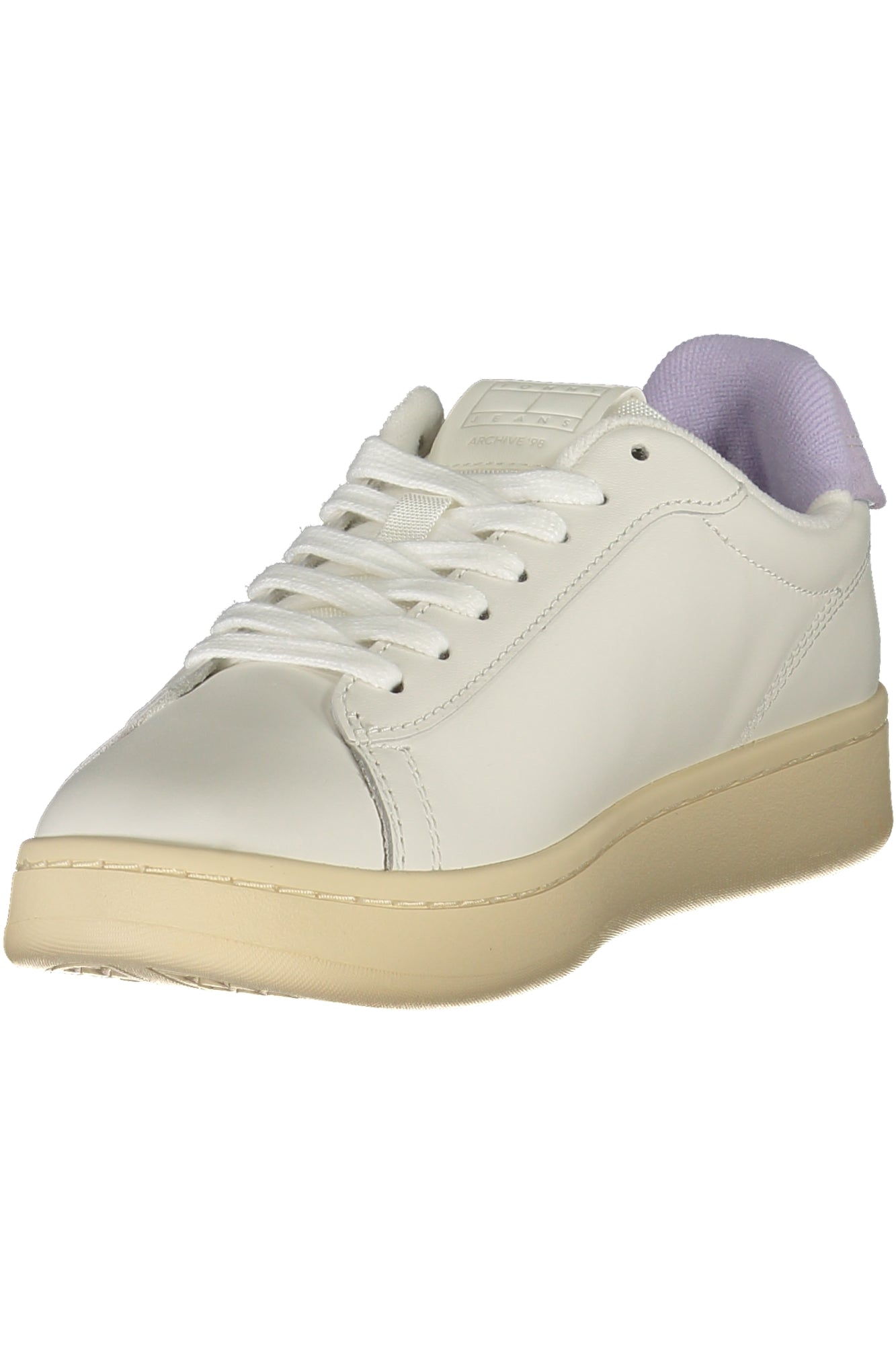 Tommy Hilfiger moteriški laisvalaikio batai – baltos spalvos, baltos spalvos, nuotrauka 3