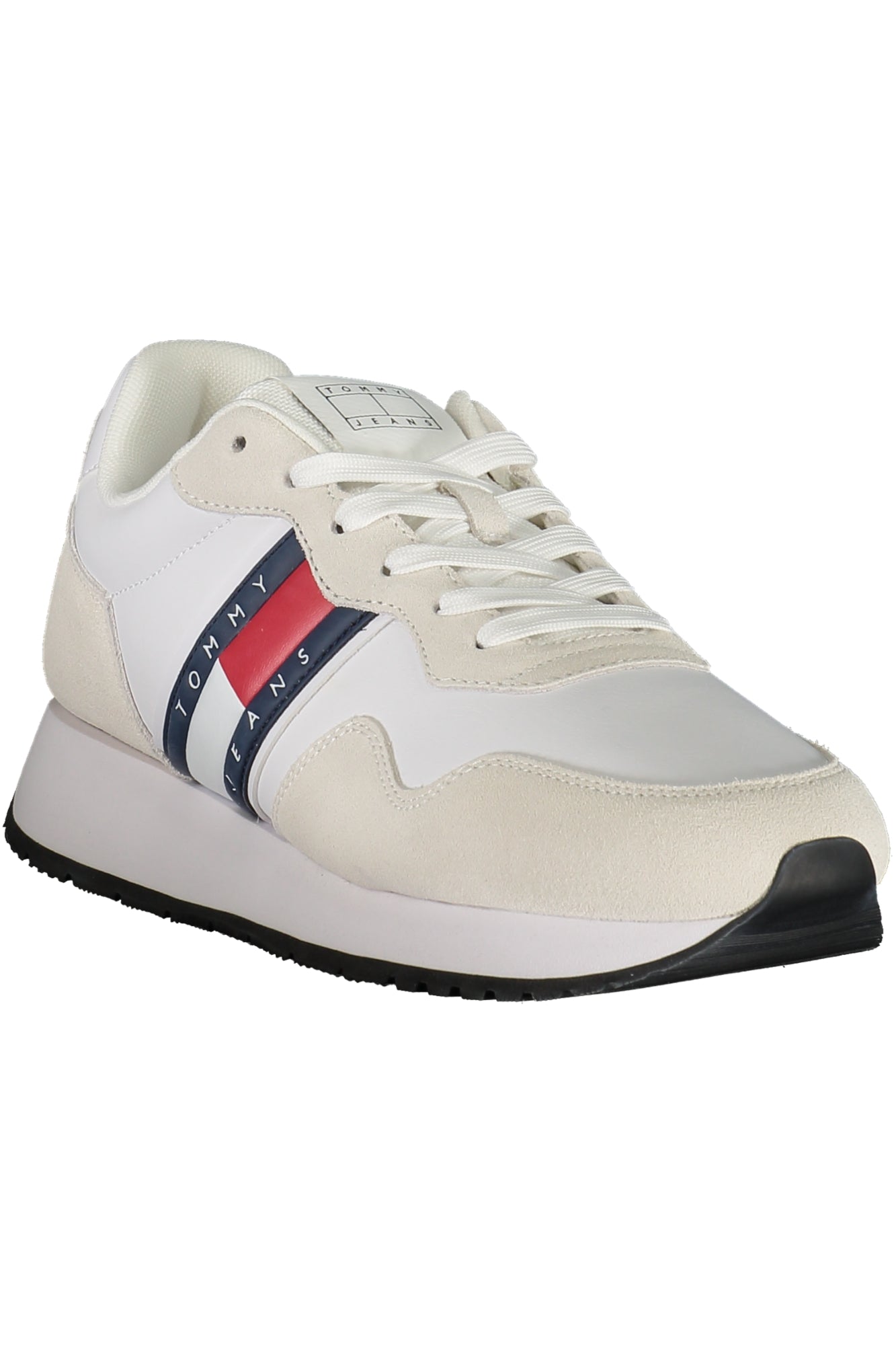 Tommy Hilfiger vyriški laisvalaikio batai – baltos spalvos, baltos spalvos, nuotrauka 2