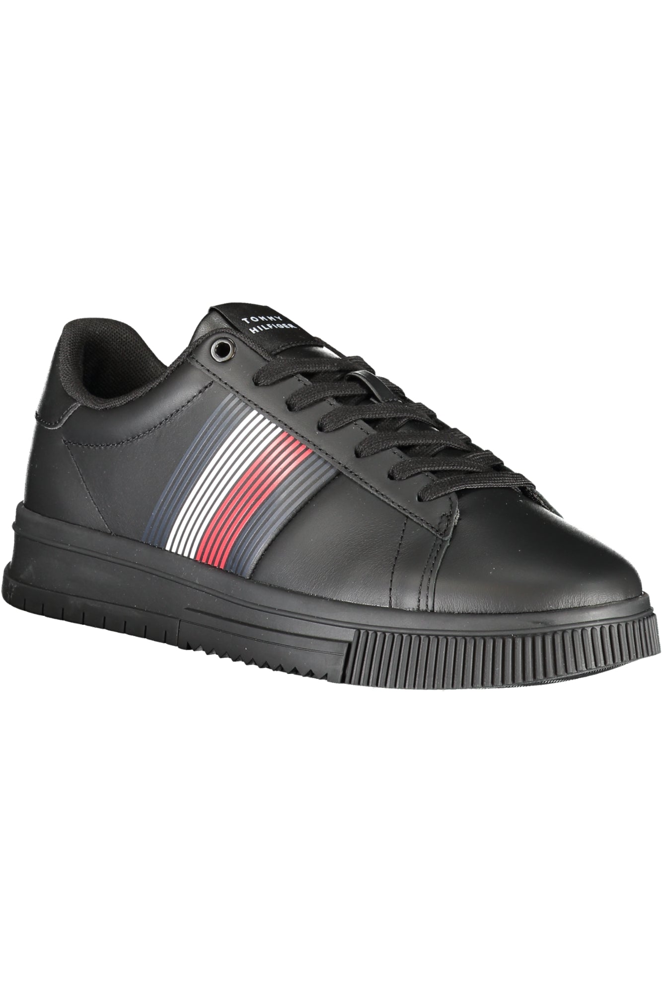 Tommy Hilfiger vyriški laisvalaikio batai – juodos spalvos, juodos spalvos, nuotrauka 2
