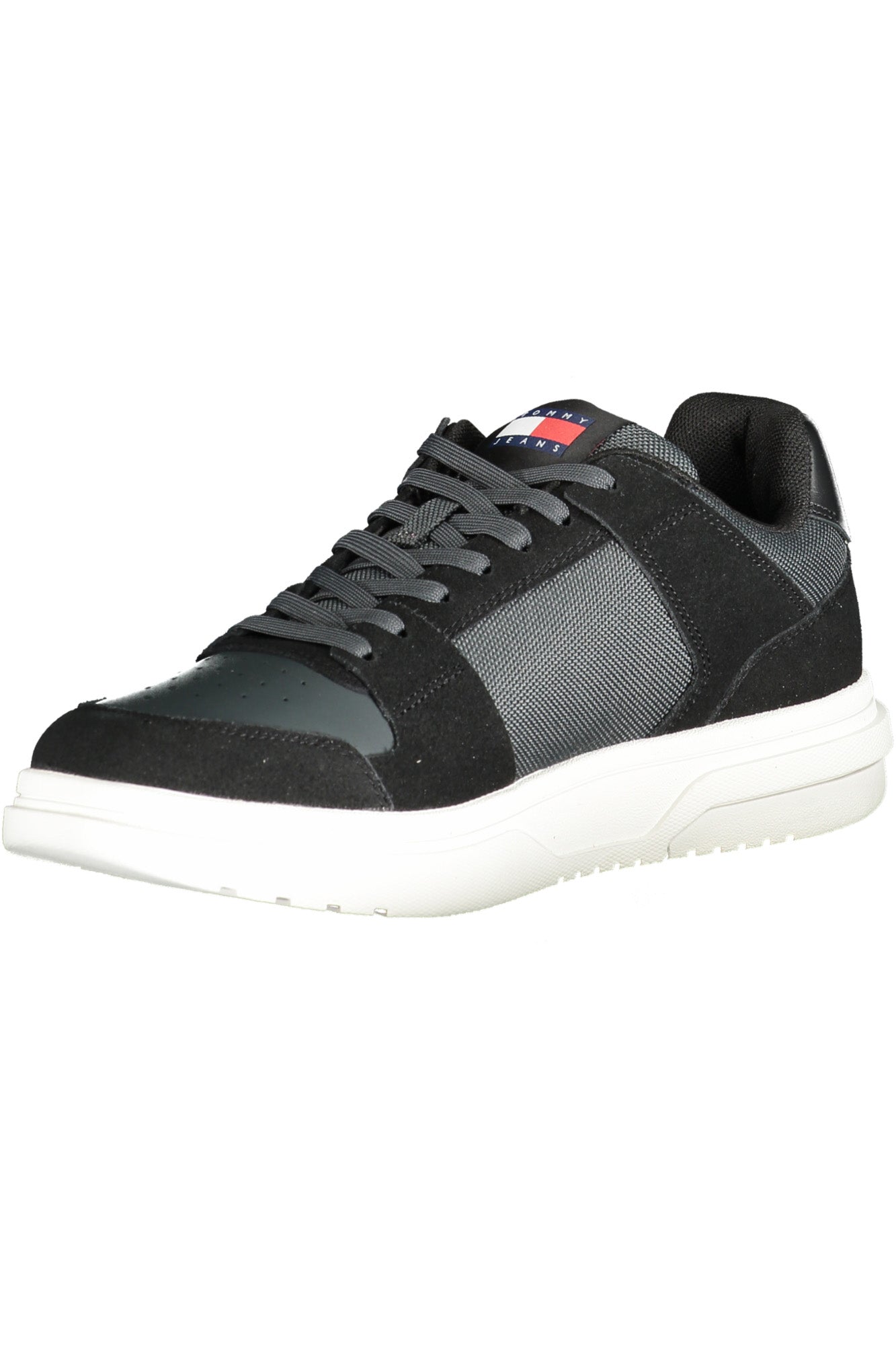 Tommy Hilfiger vyriški laisvalaikio batai – juodos spalvos, juodos spalvos, nuotrauka 3